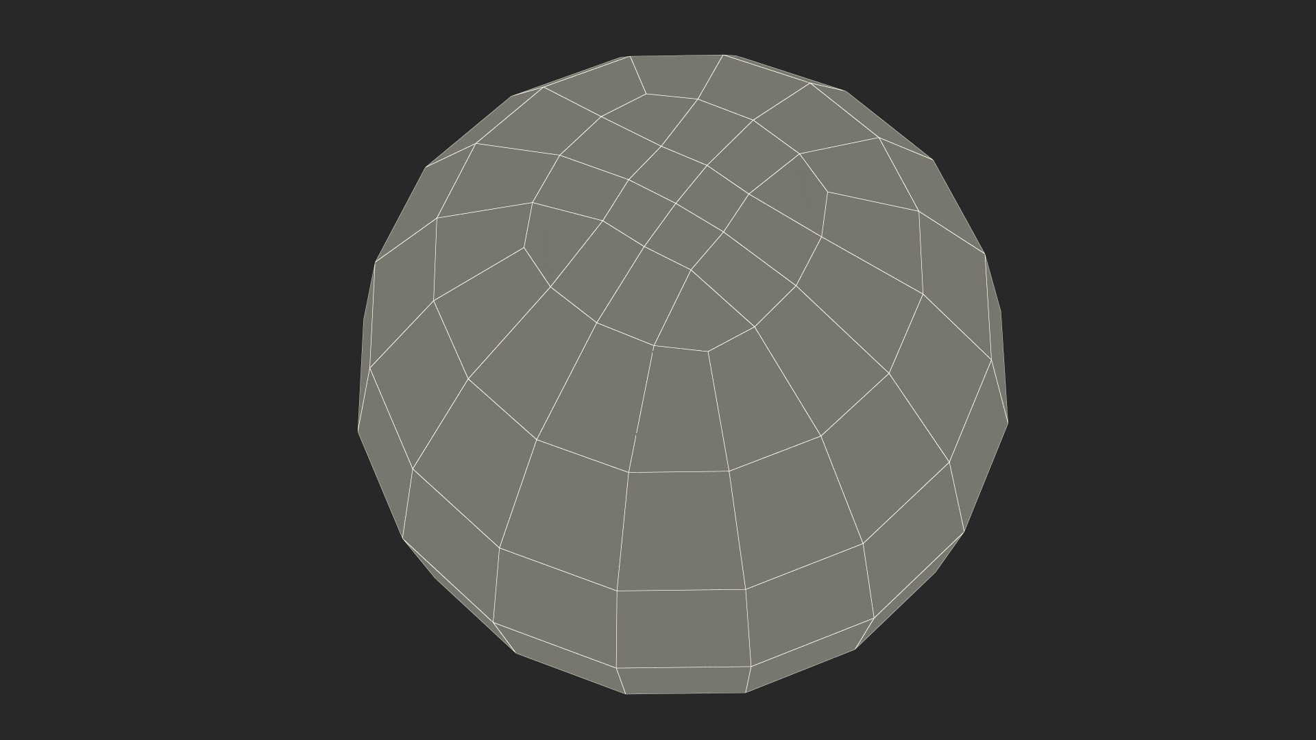 3D model Sphere Covered with Green Grass Fur