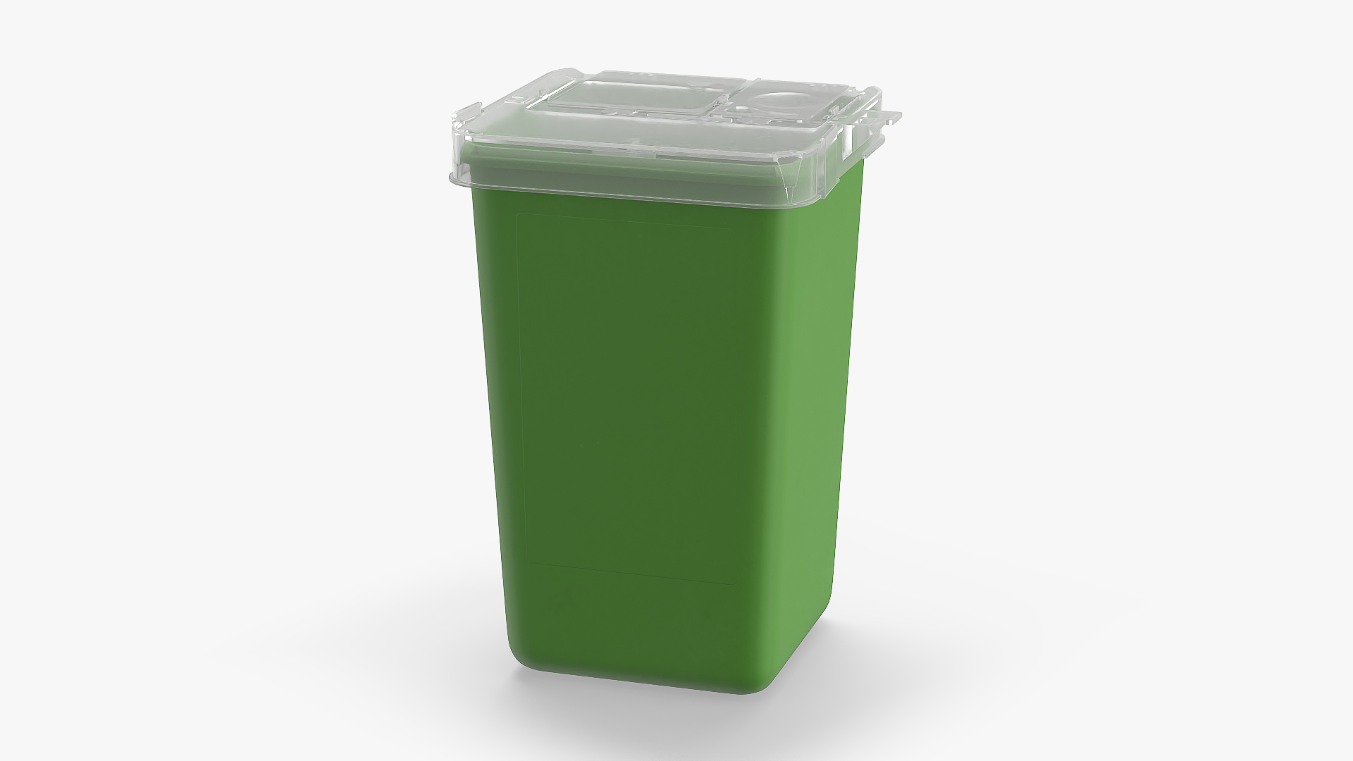 Tabletop Plastic Waste Container 3D