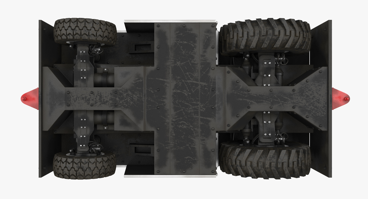 3D Airport Tug Hallam HE50 model