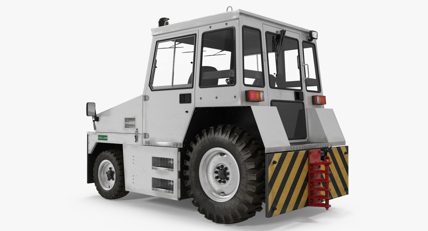 3D Airport Tug Hallam HE50 model