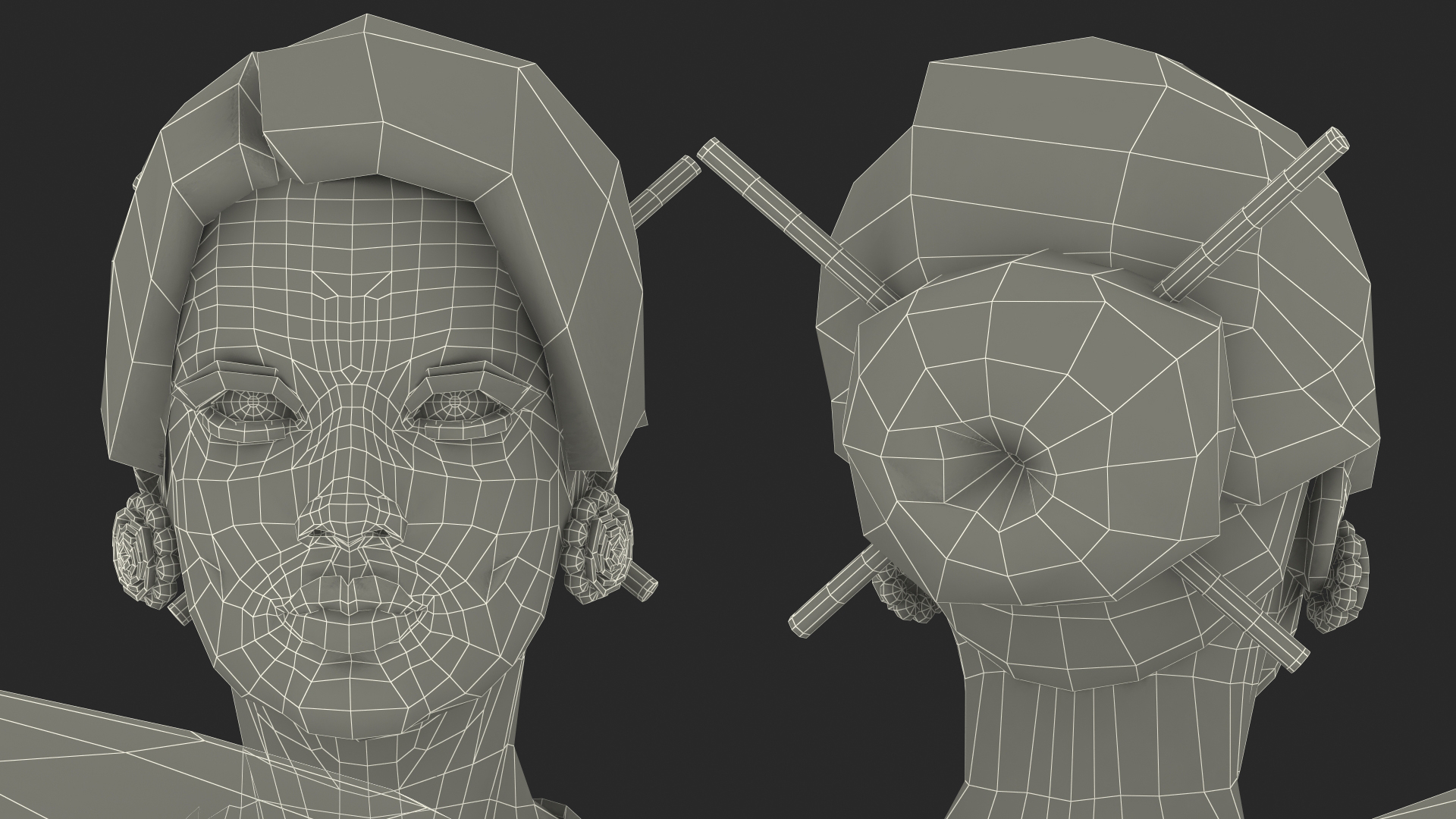 Asian Women Wearing Summer Dress Rigged 3D model