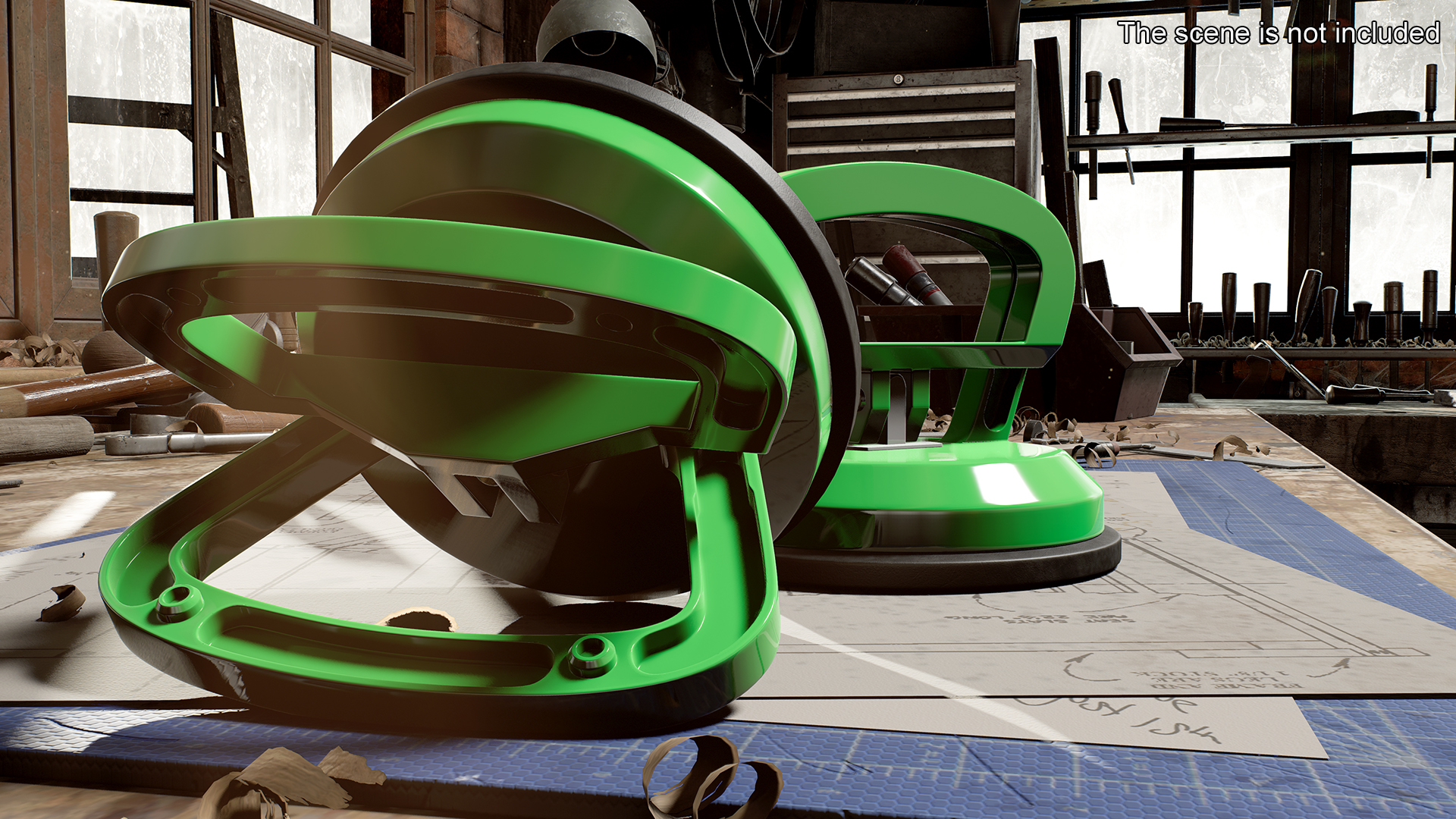 3D Repair Puller Locked Green