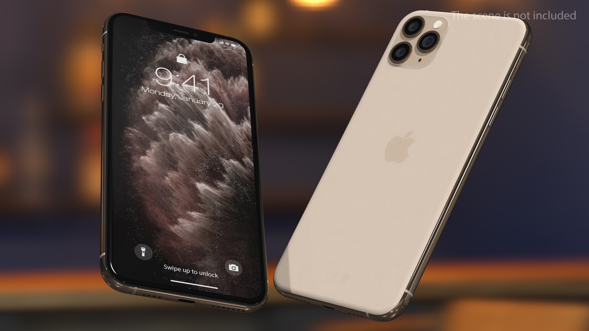 iPhone 11 Pro Max Gold 3D