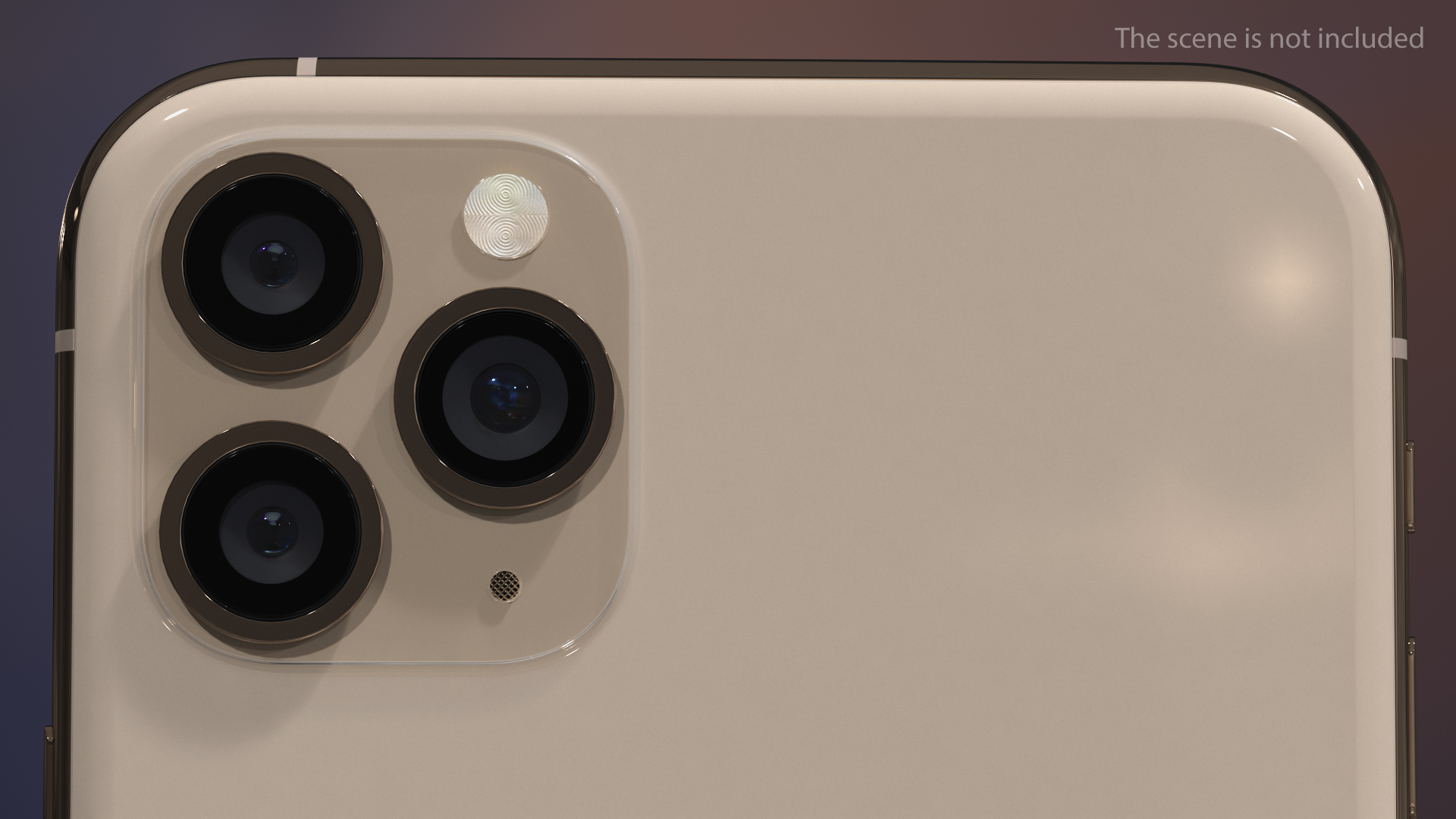 iPhone 11 Pro Max Gold 3D