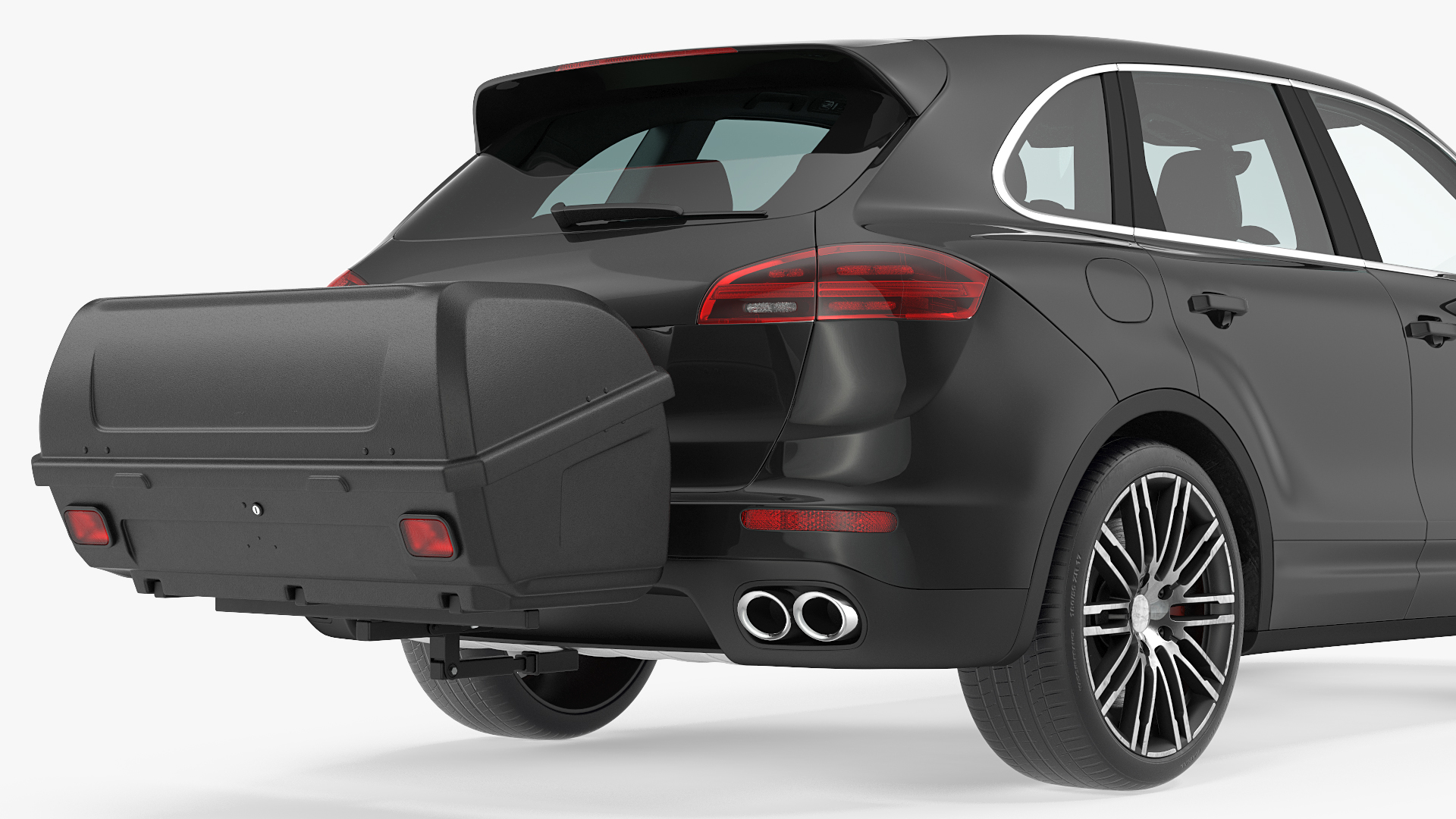 3D Crossover with Hitch Cargo Carrier Rigged