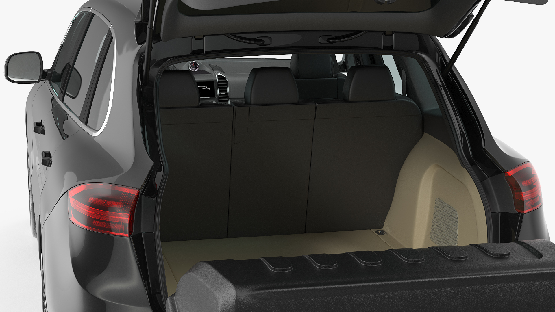 3D Crossover with Hitch Cargo Carrier Rigged