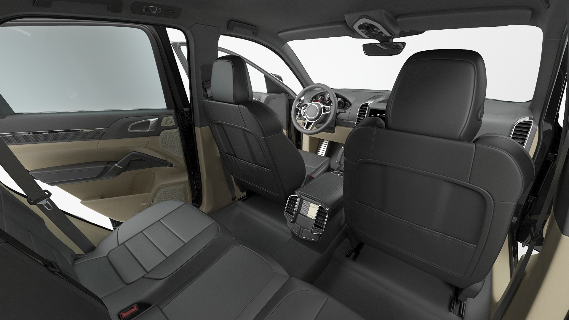 3D Crossover with Hitch Cargo Carrier Rigged