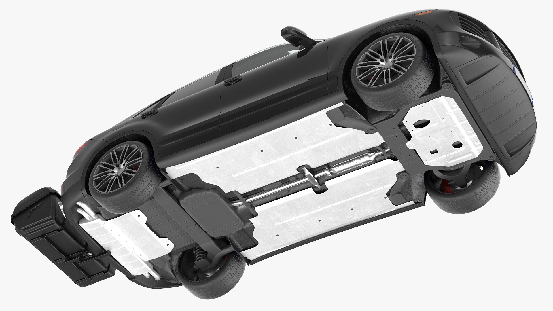 3D Crossover with Hitch Cargo Carrier Rigged