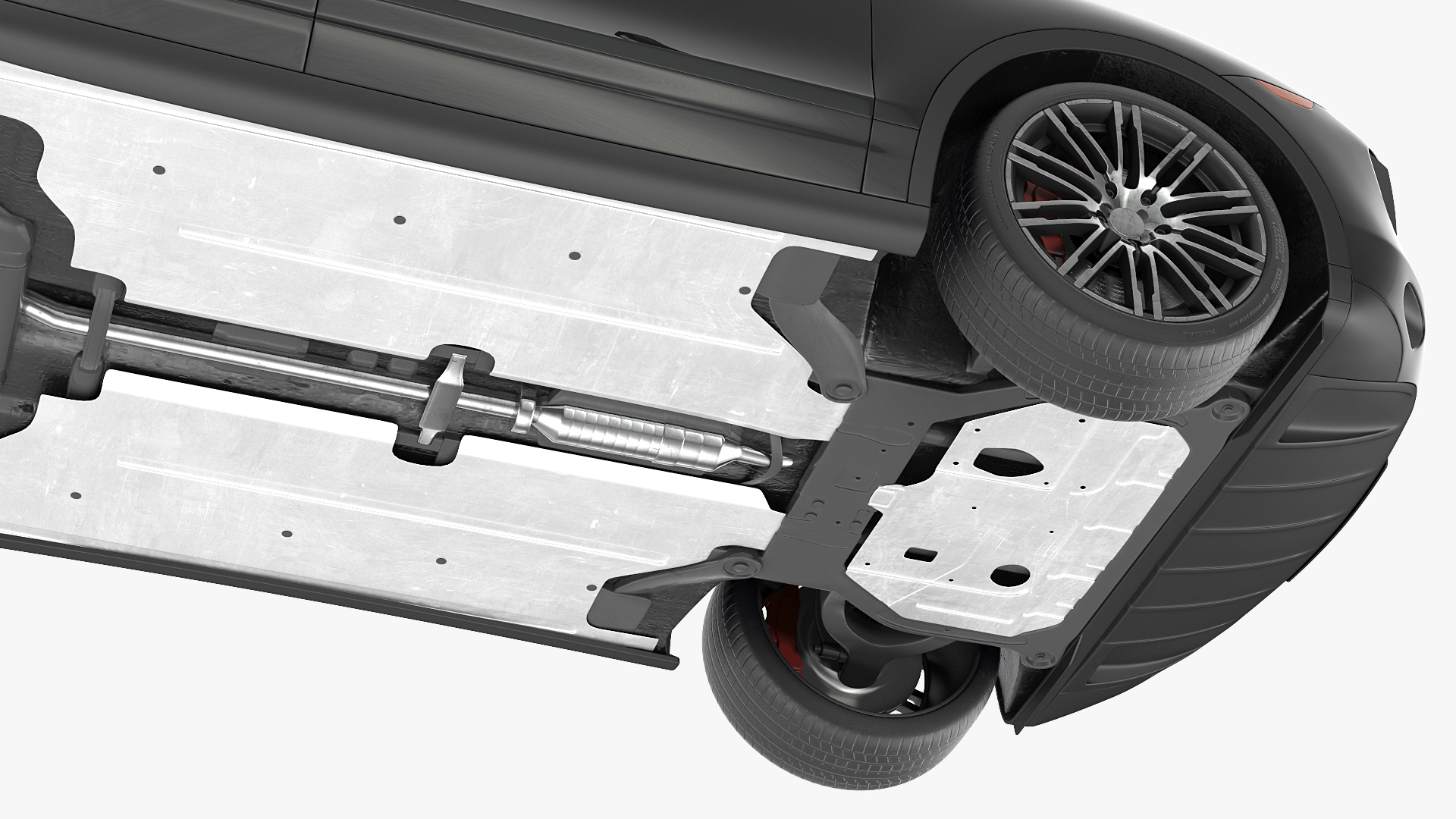 3D Crossover with Hitch Cargo Carrier Rigged
