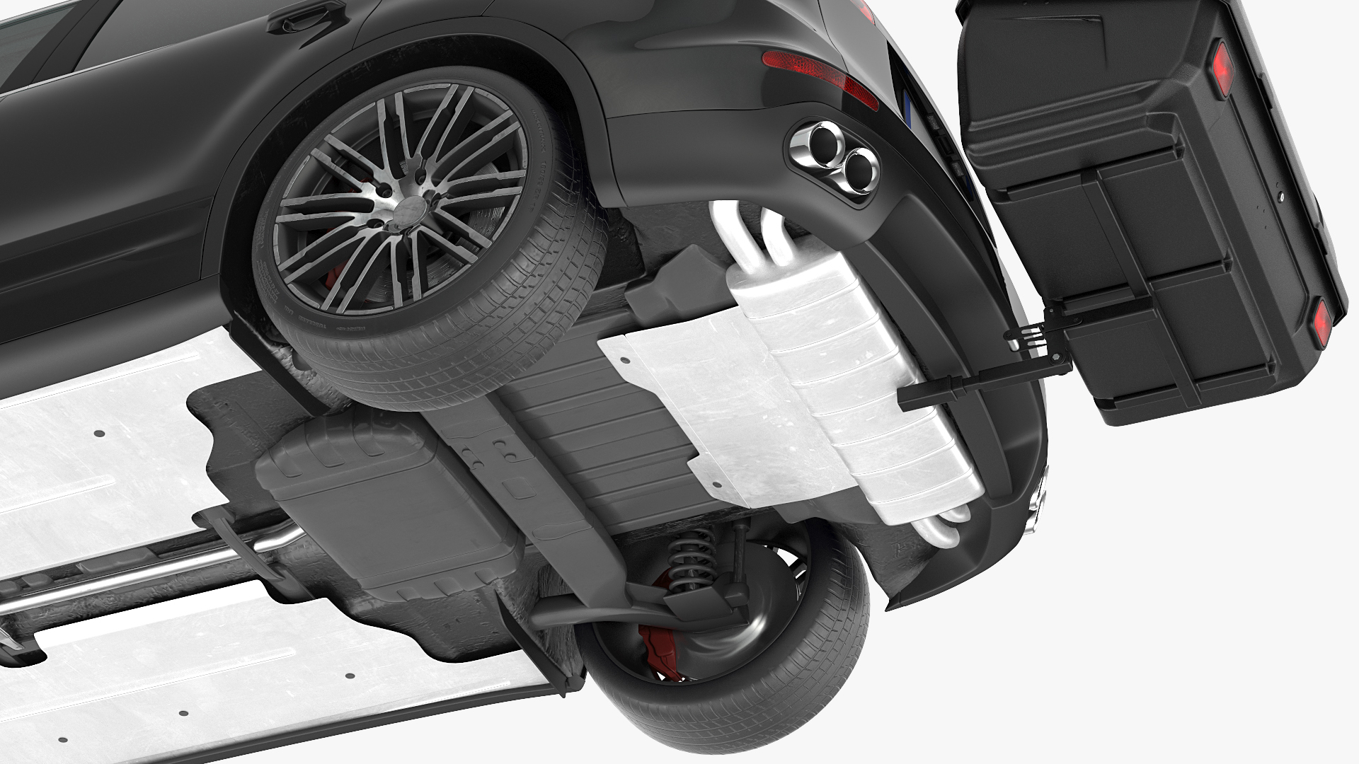 3D Crossover with Hitch Cargo Carrier Rigged