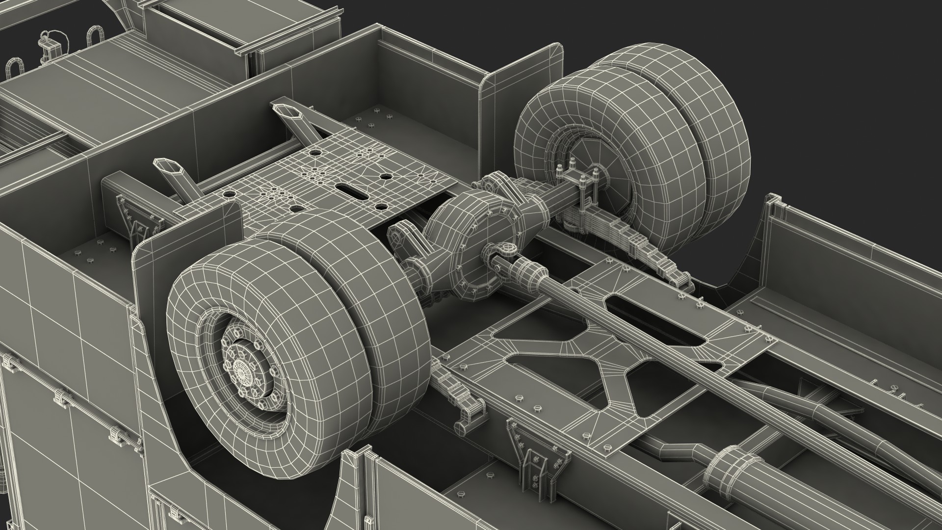 3D Mercedes Benz Atego 1530 Firetruck Rigged
