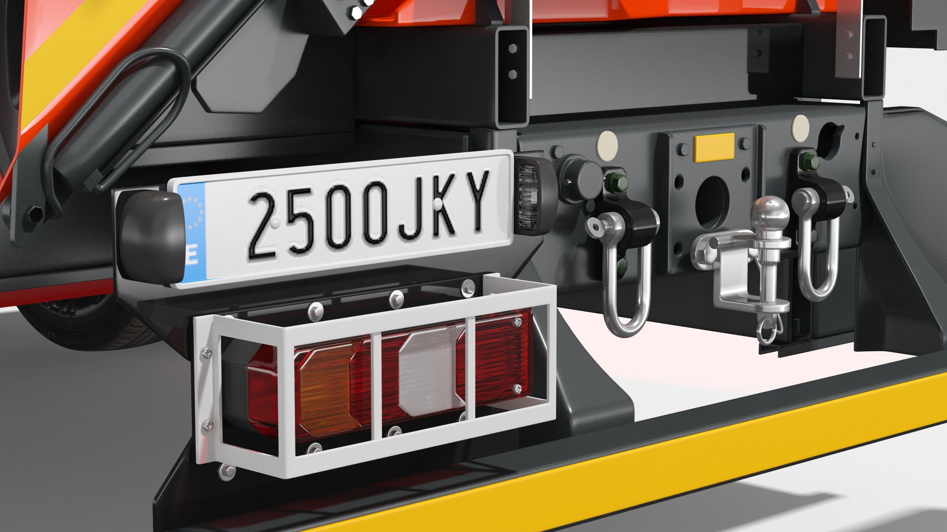 3D Mercedes Benz Atego 1530 Firetruck Rigged