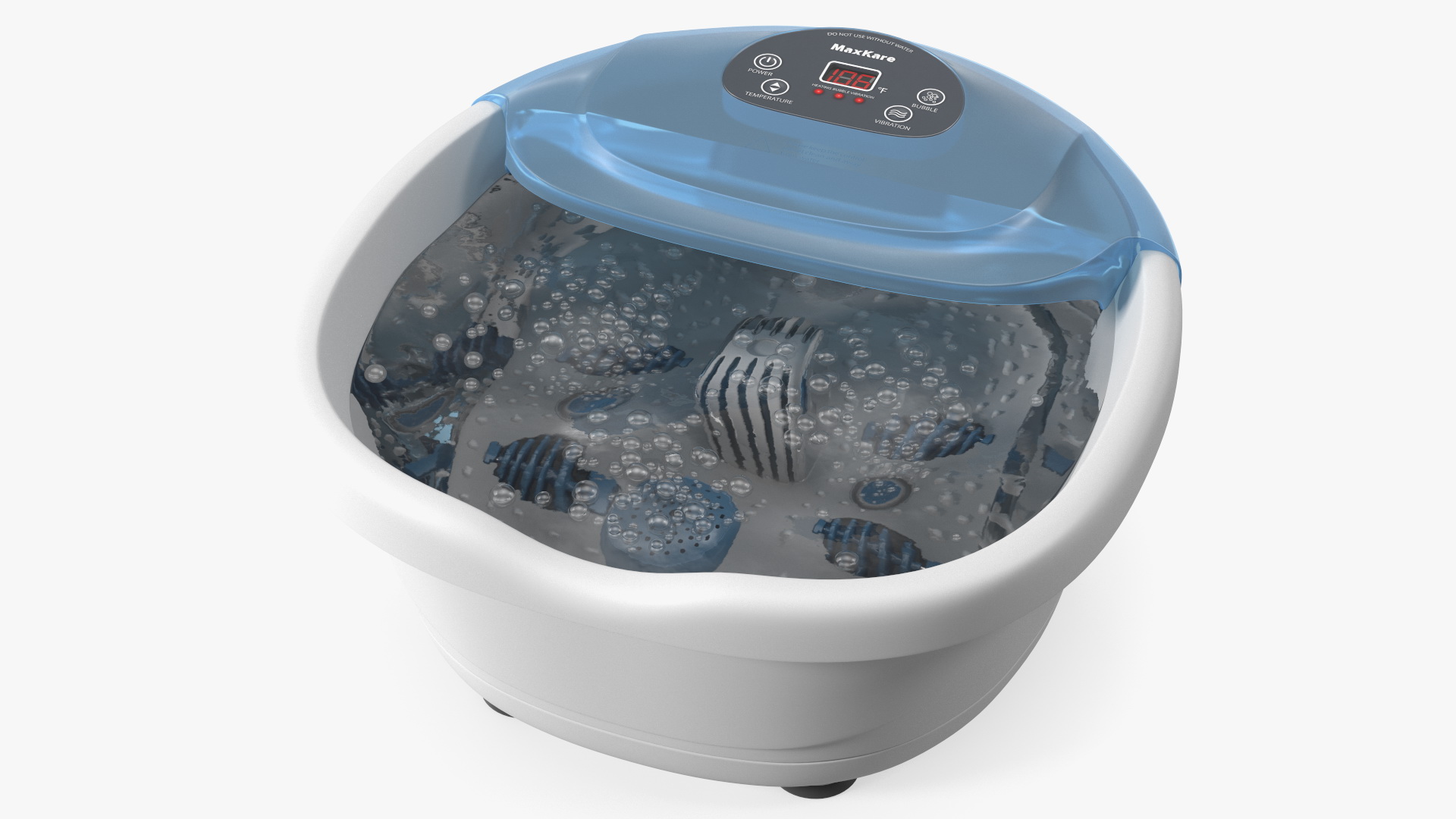 3D MaxKare Spa Foot Bath Massager Vibration Bubbles model