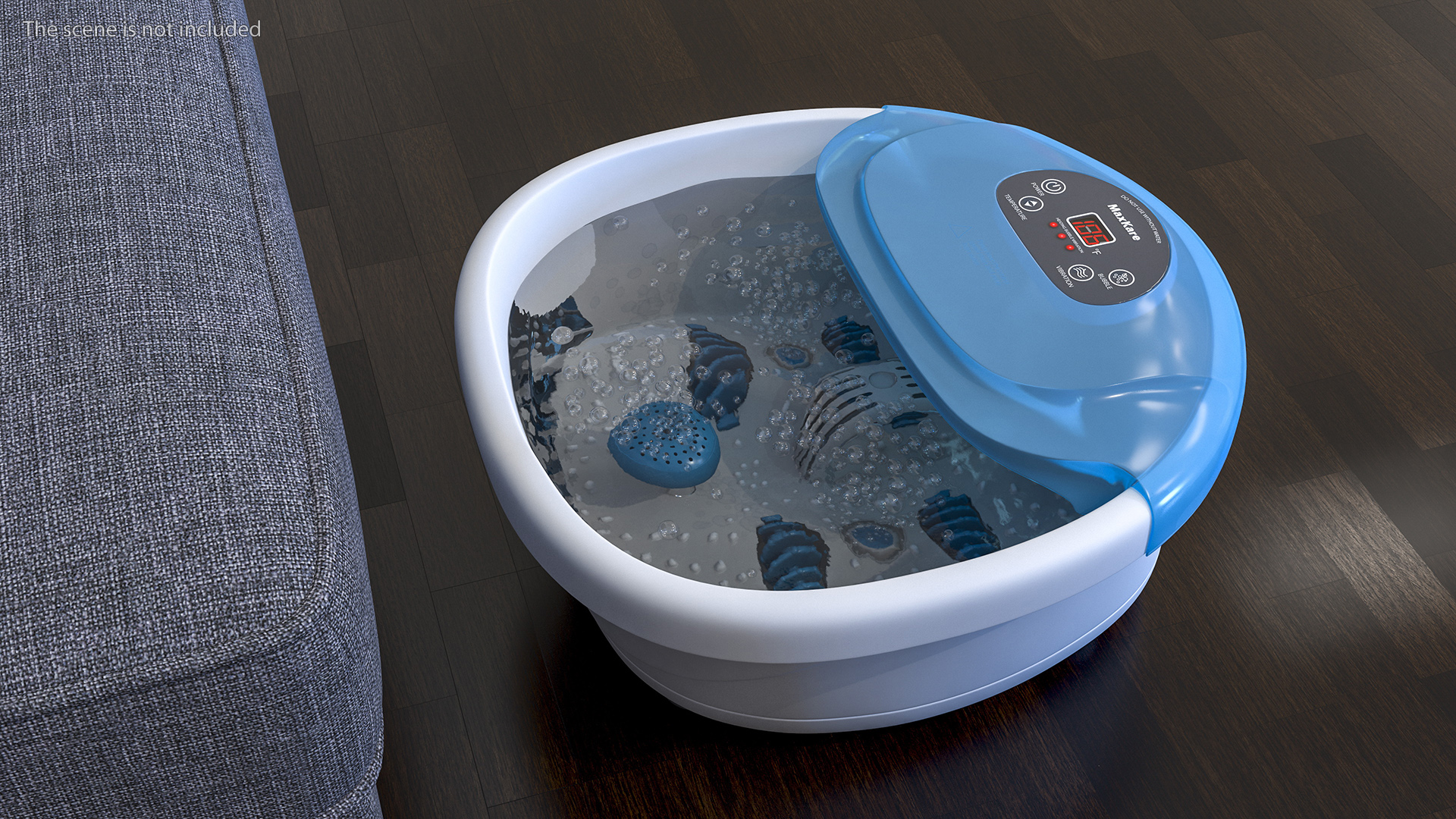 3D MaxKare Spa Foot Bath Massager Vibration Bubbles model