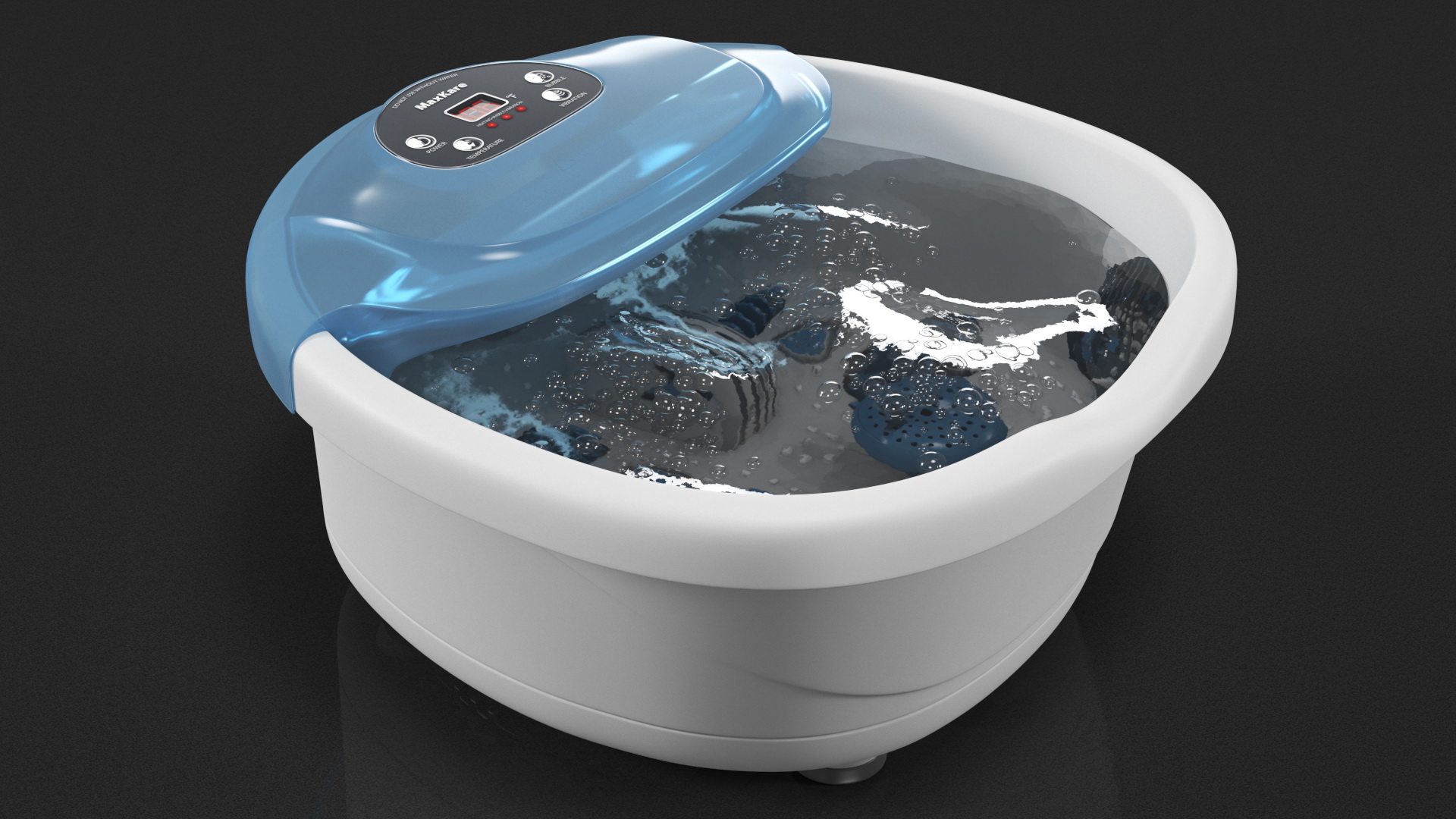 3D MaxKare Spa Foot Bath Massager Vibration Bubbles model