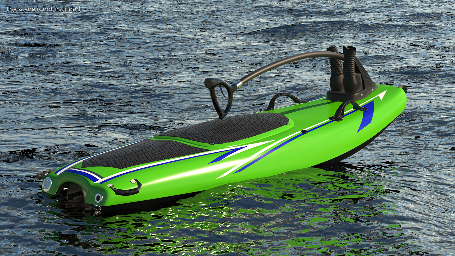 3D model Jet Surfboard Folded