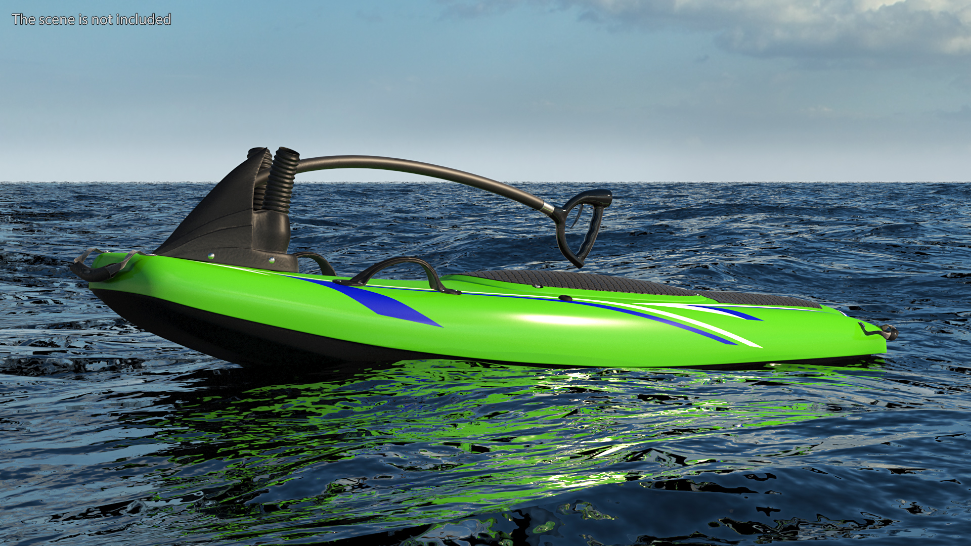 3D model Jet Surfboard Folded