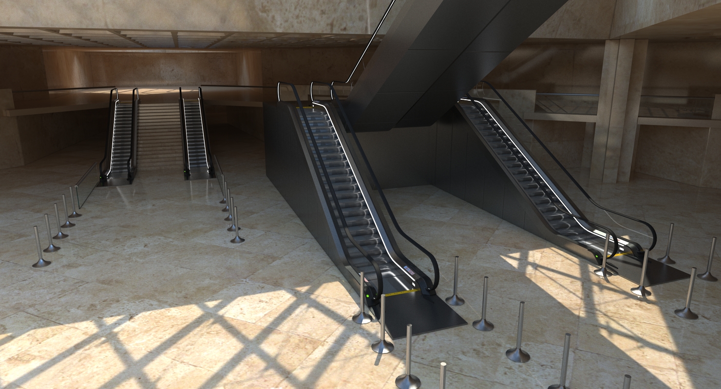 3D model Louvre