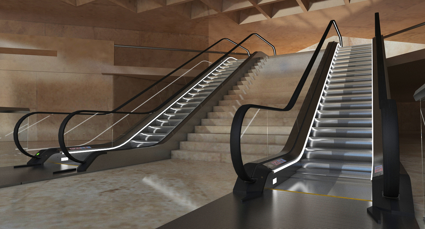 3D model Louvre