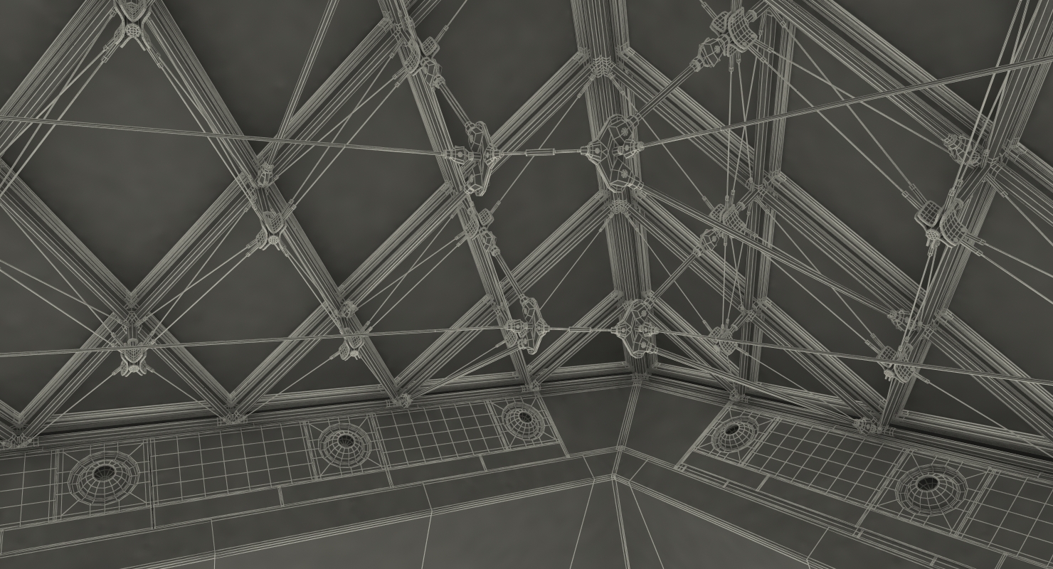 3D model Louvre