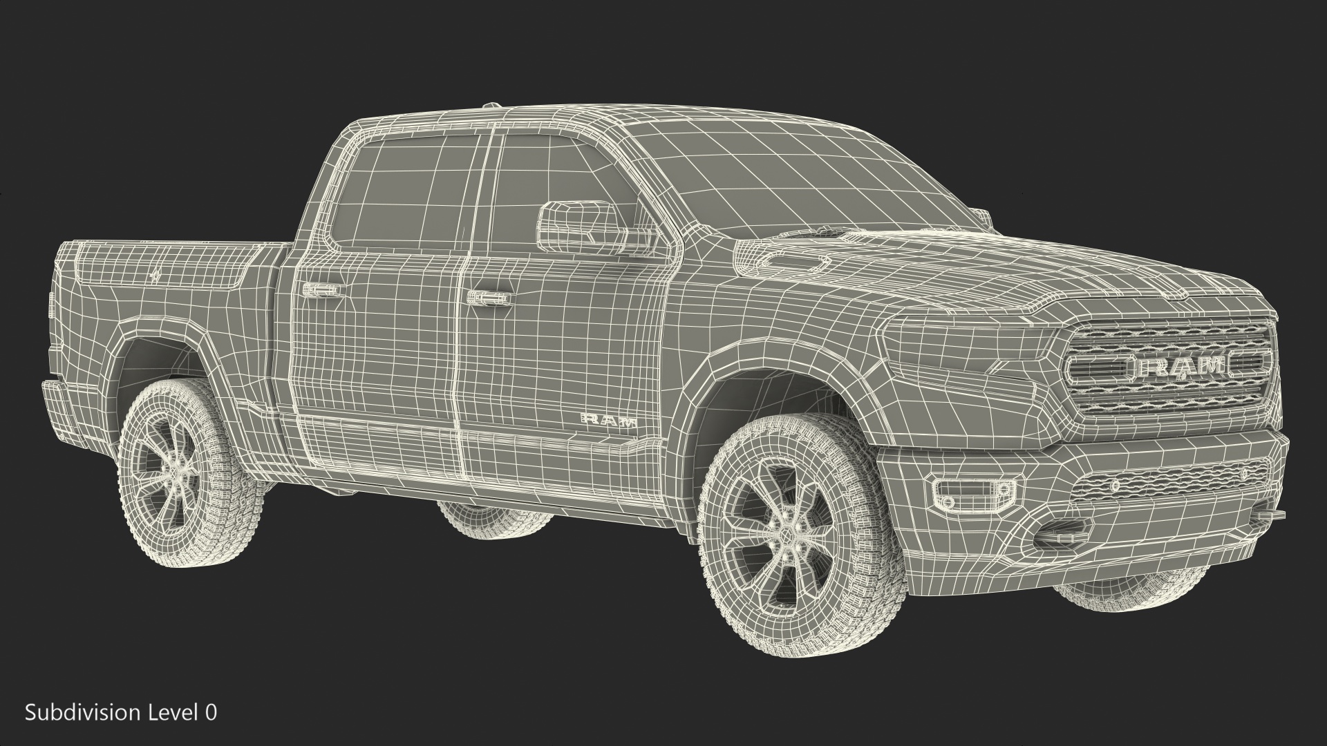 Dodge RAM 1500 2020 3D model