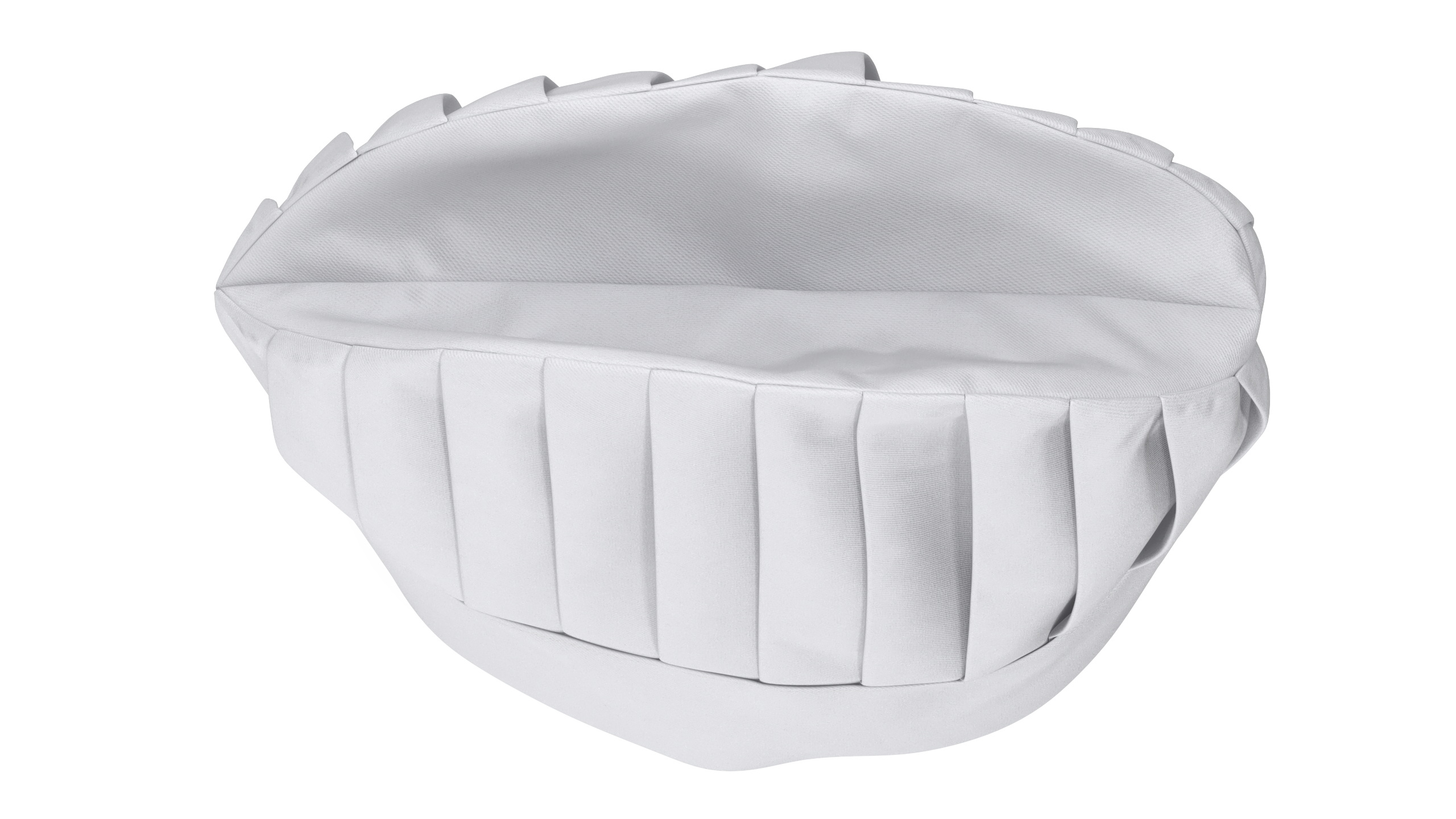 Tall Chef Hat in White 3D