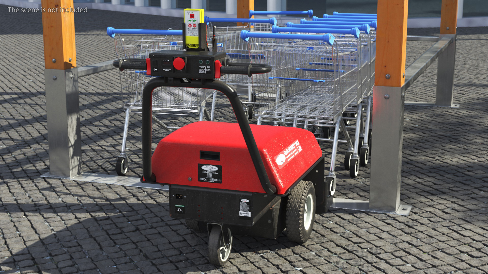Electric Cart Return QuicKART M3 Used 3D