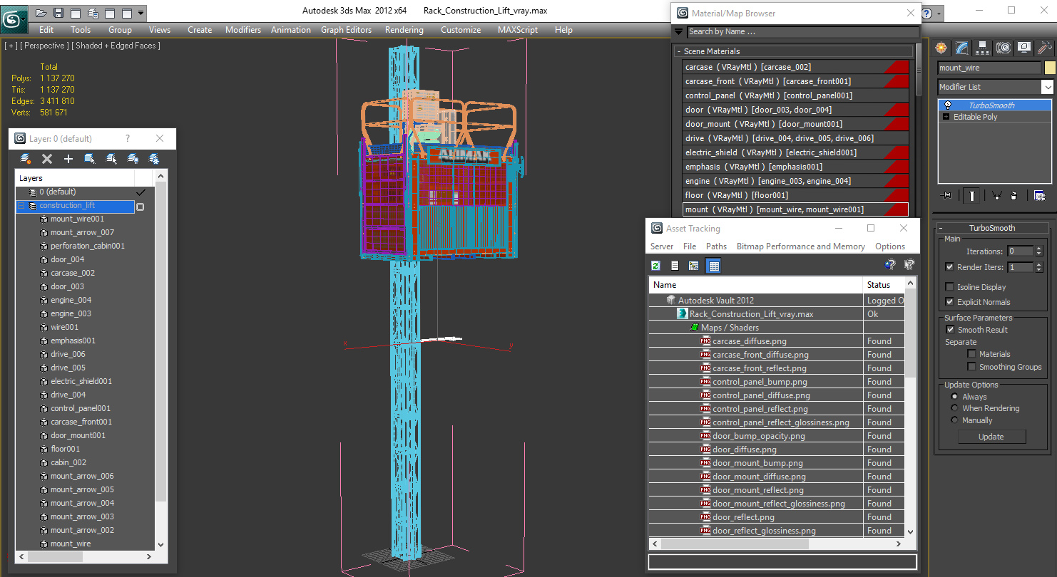 Rack Construction Lift 3D