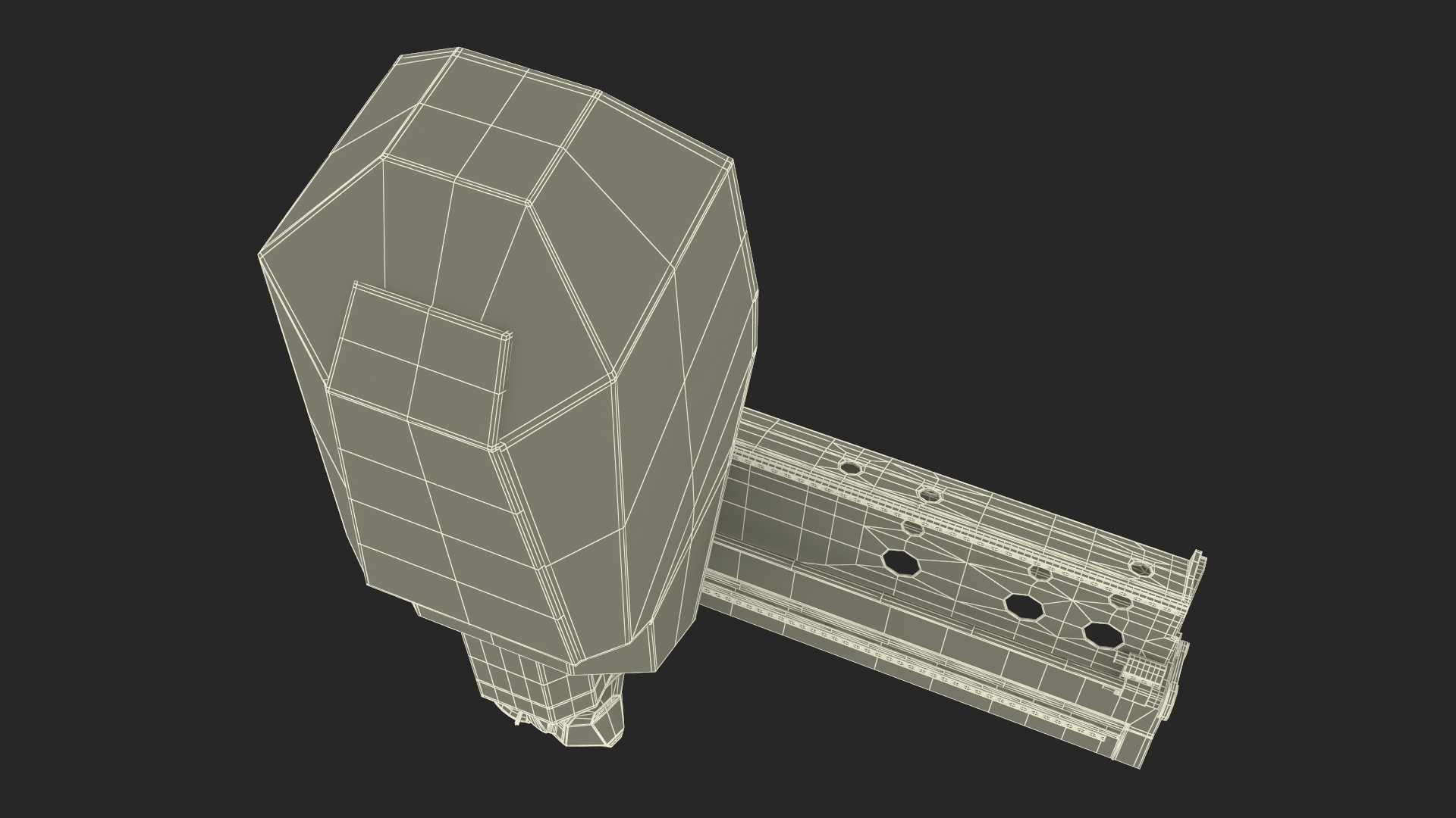 3D Cutting Head for DMU 200 Gantry CNC Machine model