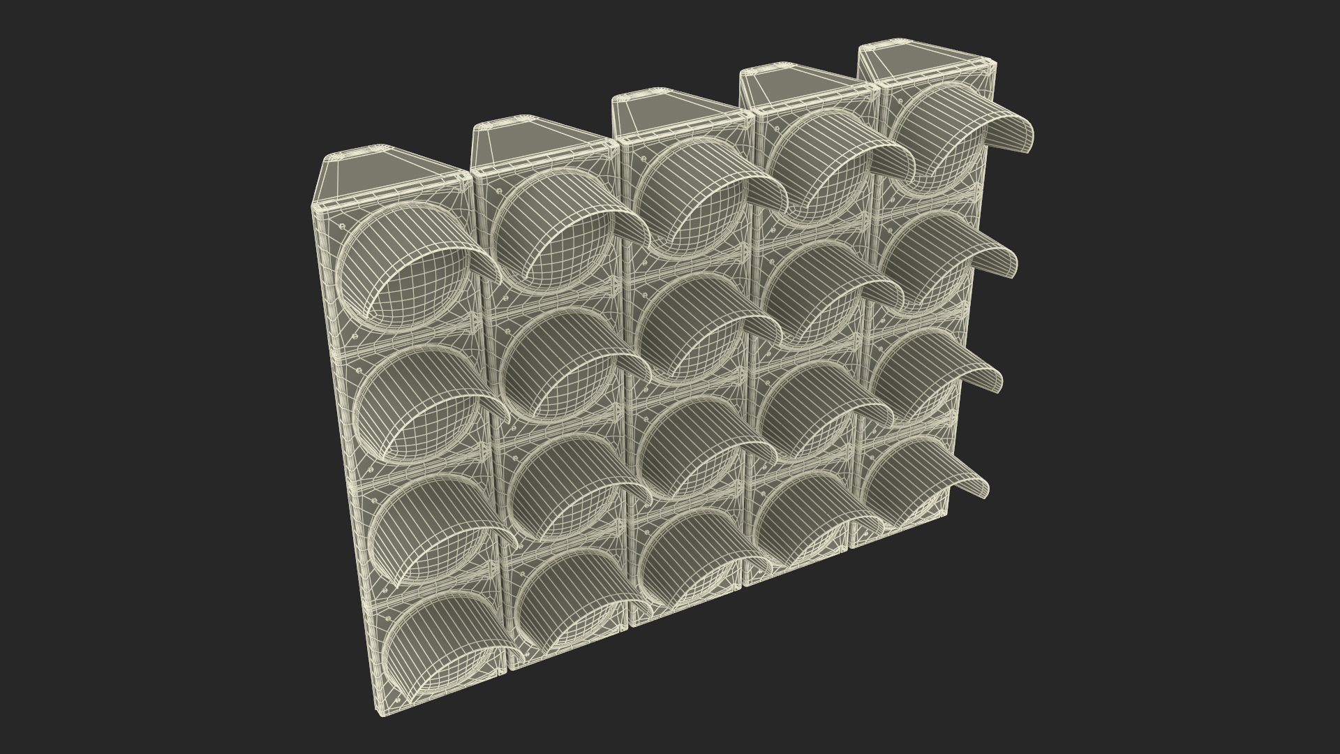 3D model Racing Start Lights Green