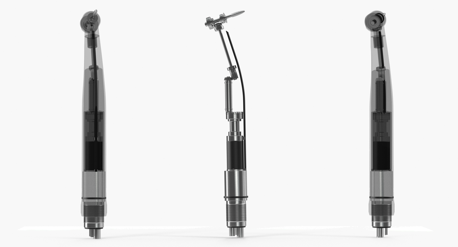 Internal Structure of Dental Drill 3D model