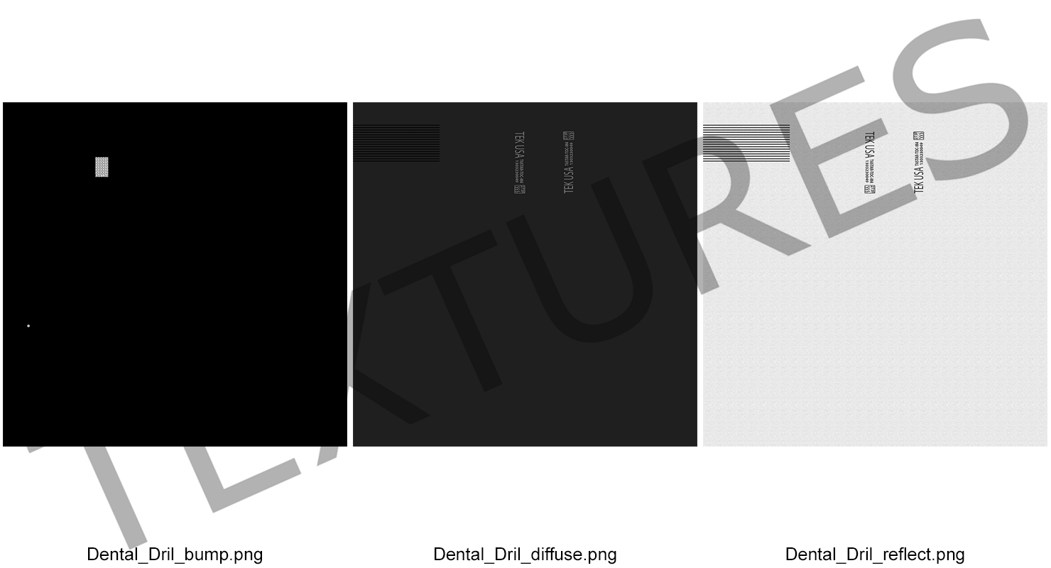 Internal Structure of Dental Drill 3D model