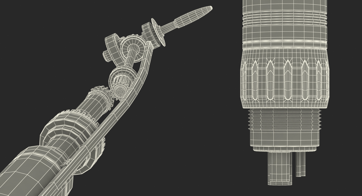 Internal Structure of Dental Drill 3D model
