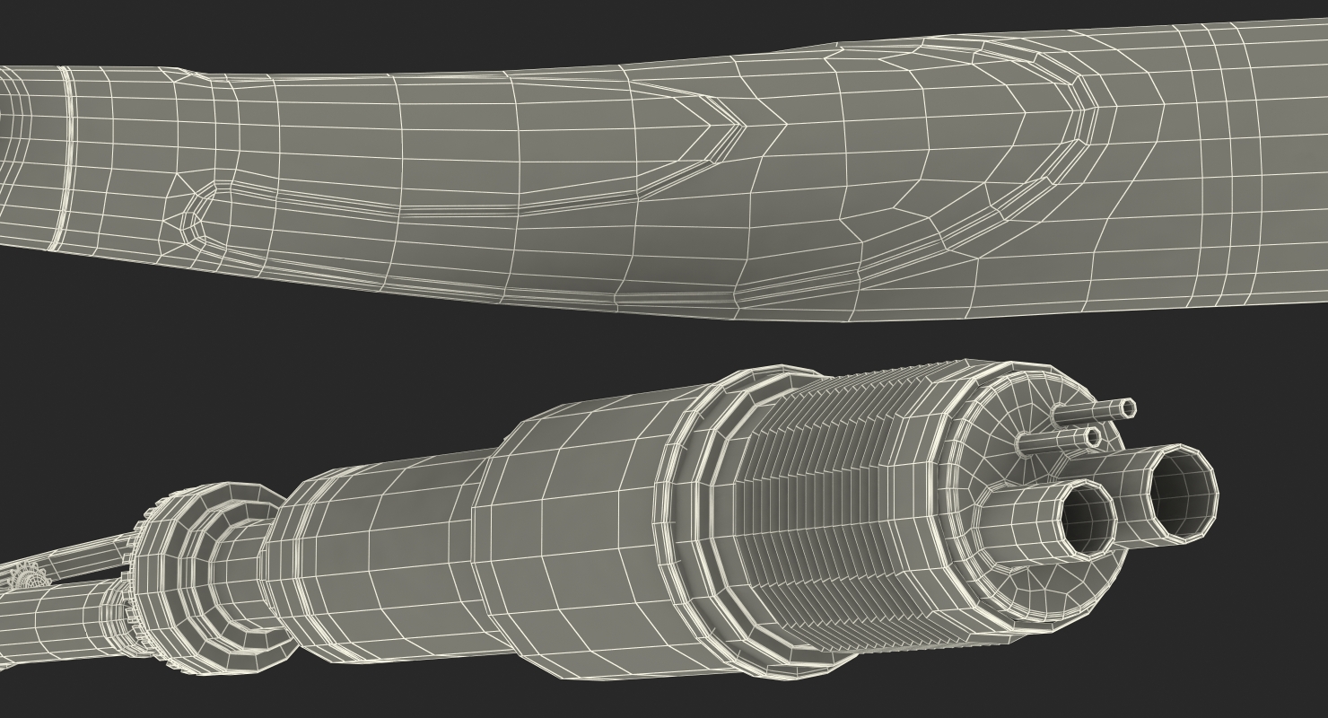 Internal Structure of Dental Drill 3D model