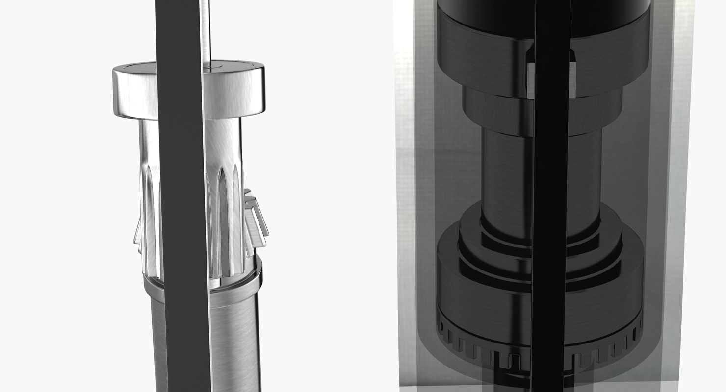 Internal Structure of Dental Drill 3D model