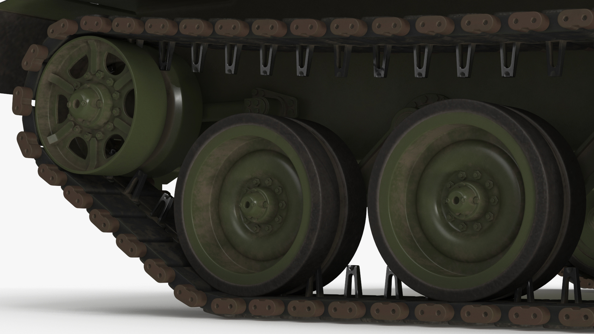 3D M109 Paladin Howitzer Camouflage Color model