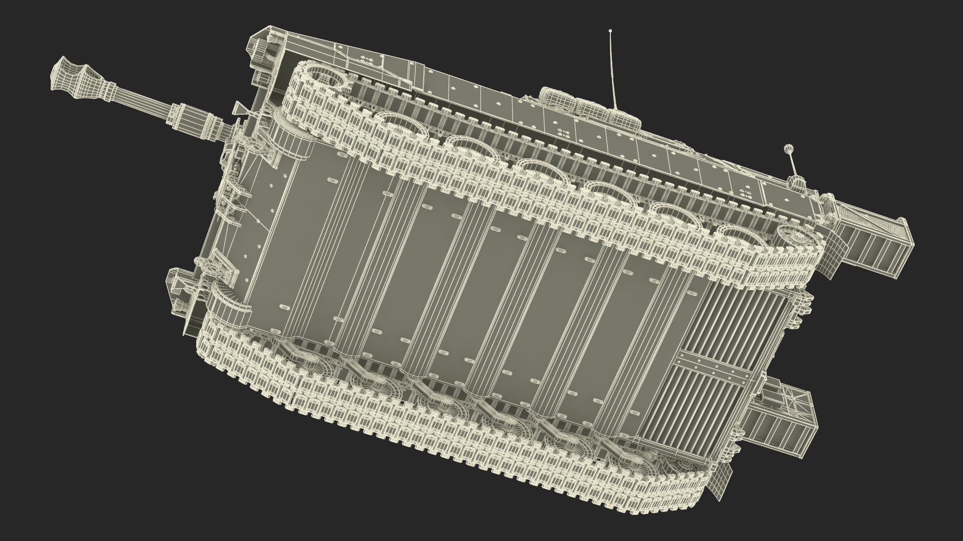 3D M109 Paladin Howitzer Camouflage Color model