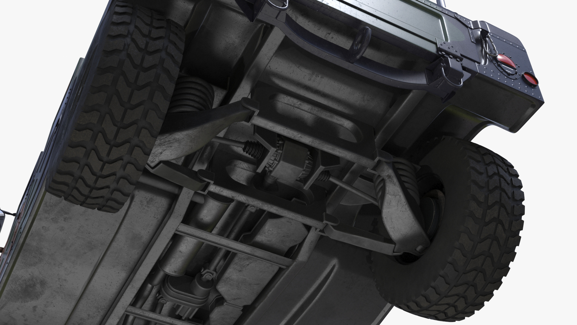 3D model Military Off Road Utility Vehicle Humvee
