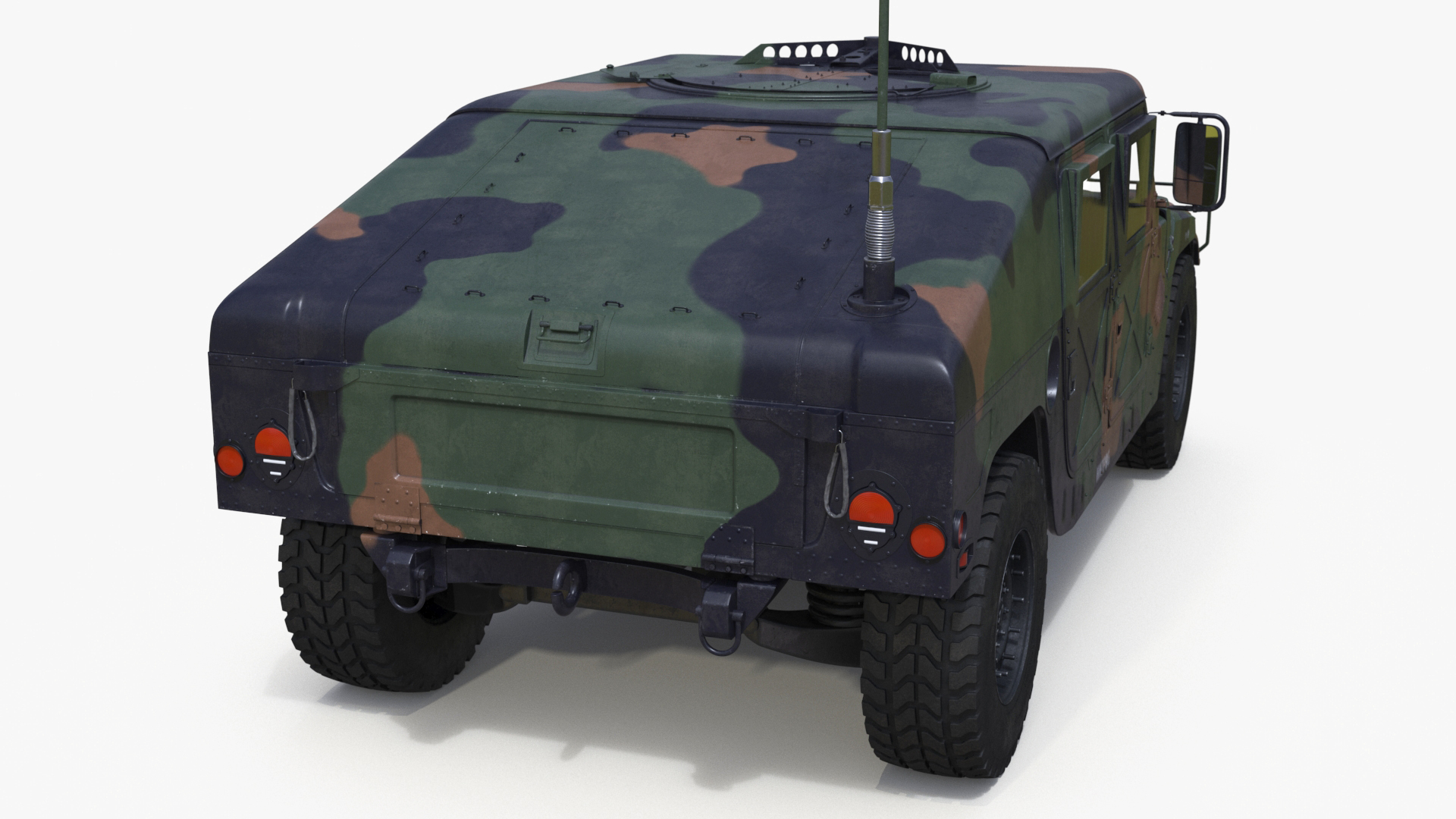3D model Military Off Road Utility Vehicle Humvee
