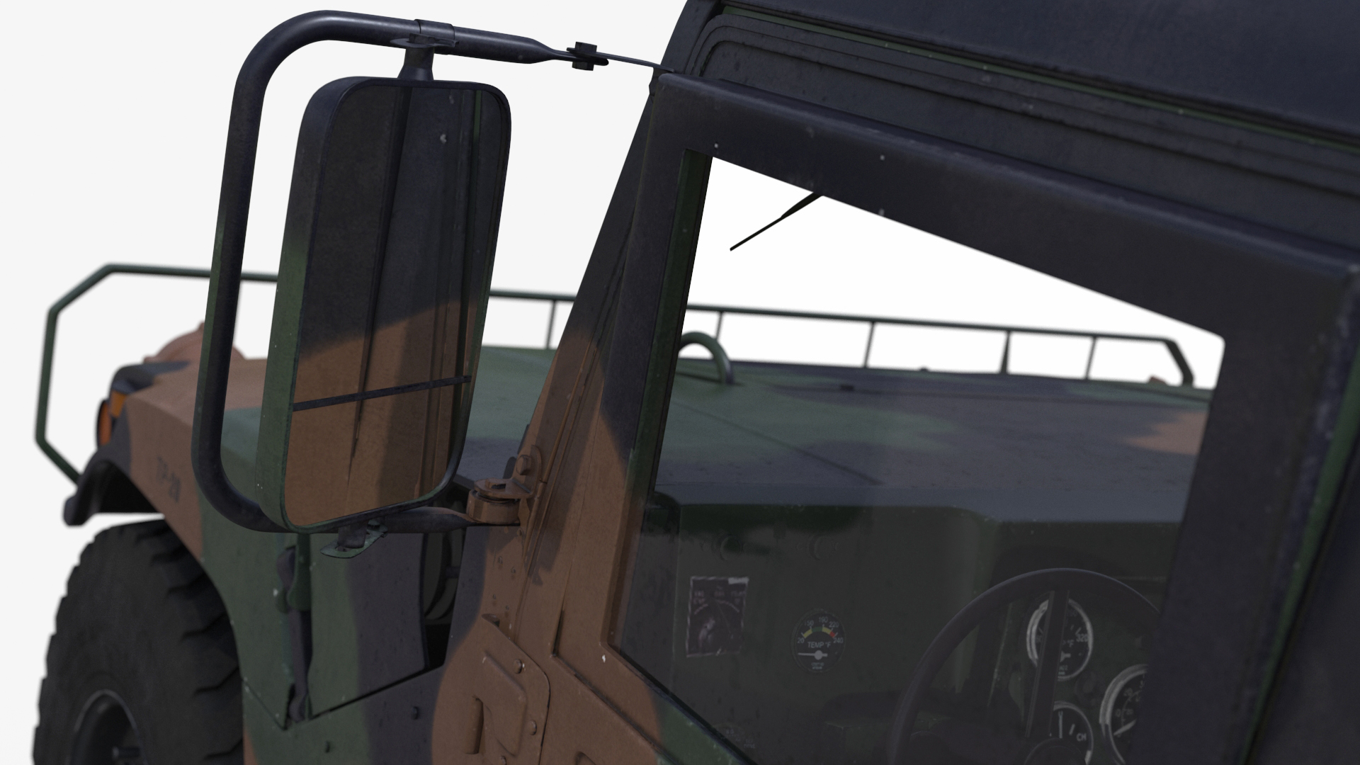 3D model Military Off Road Utility Vehicle Humvee