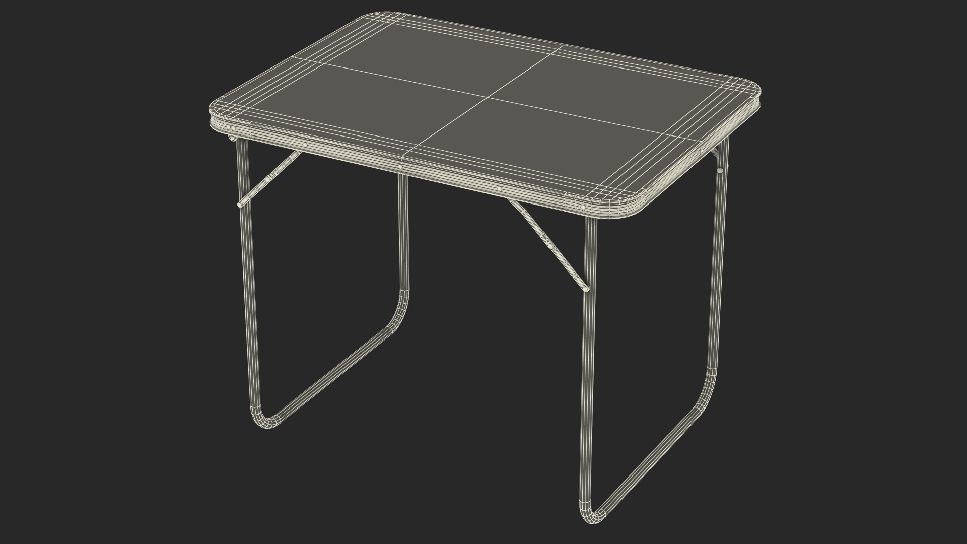3D Folding Camping Table