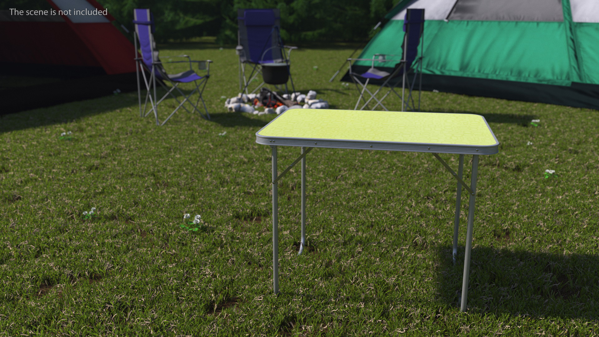 3D Folding Camping Table