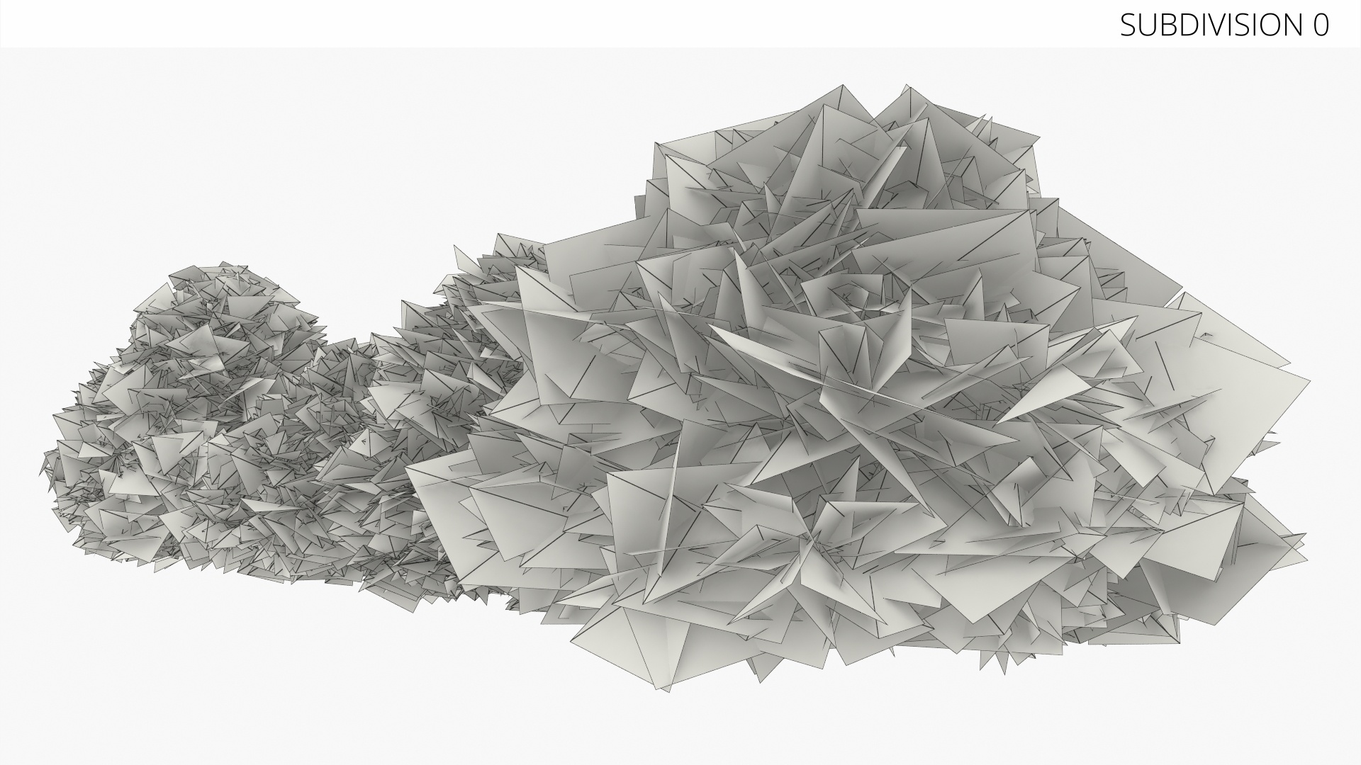 Low Poly Ornamental Landscape Shrubs Set Multicolor - view 8