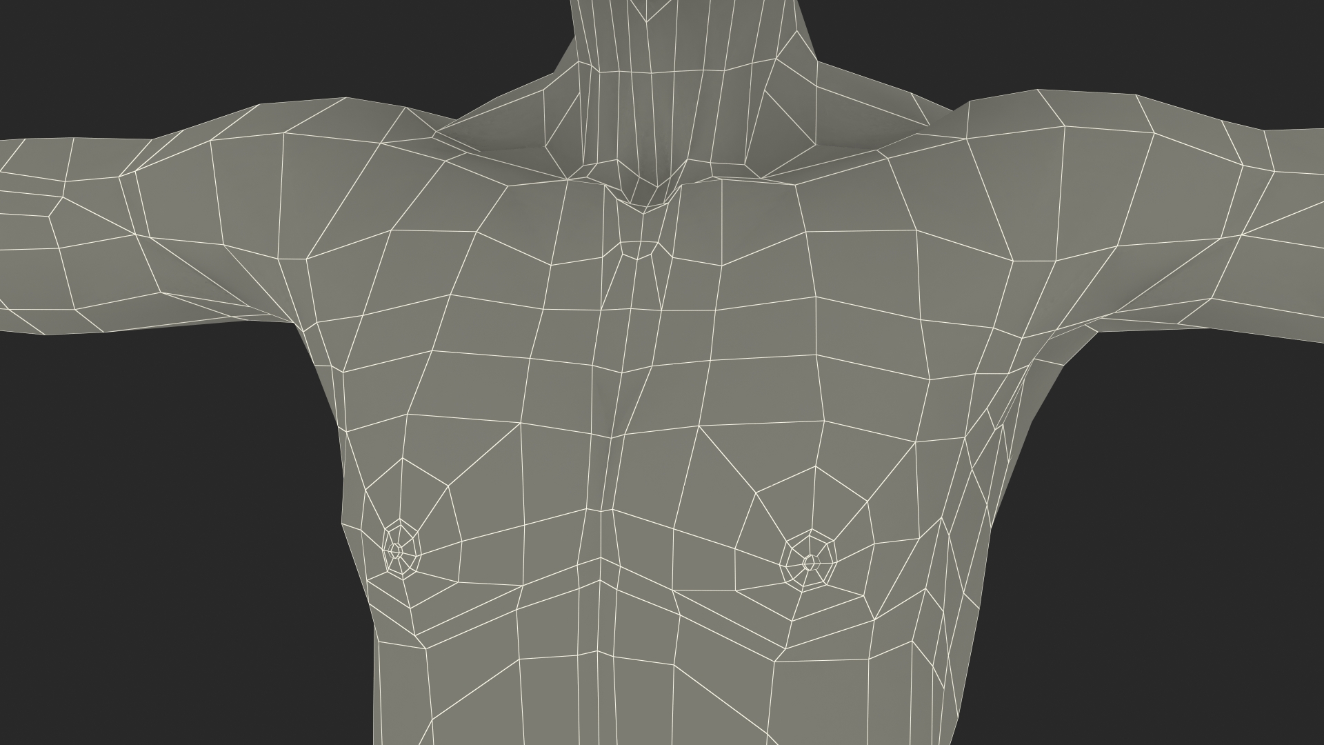 3D Chinese Man Underwear T-Pose model