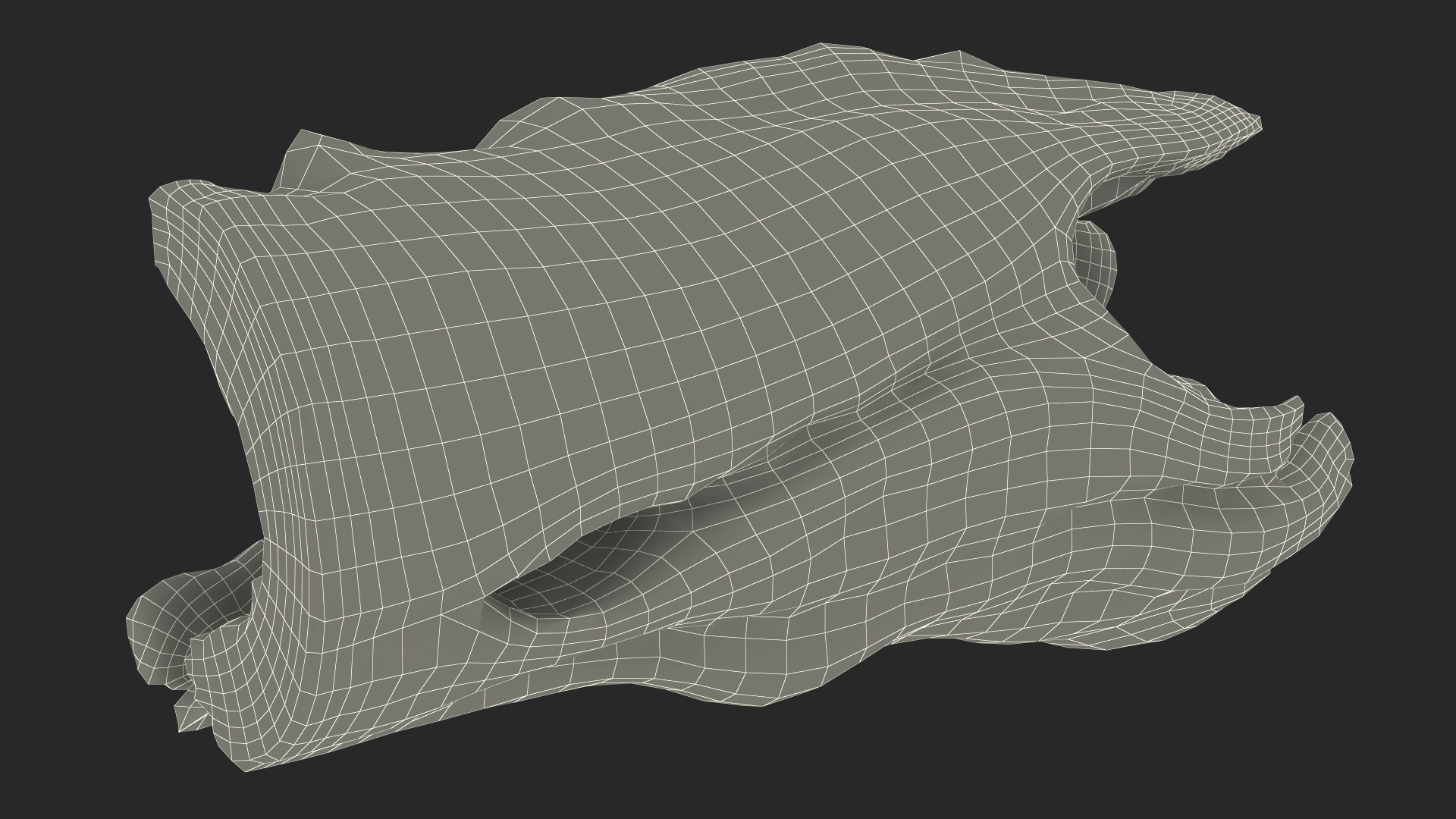 Frilled Lizard on Snag 3D