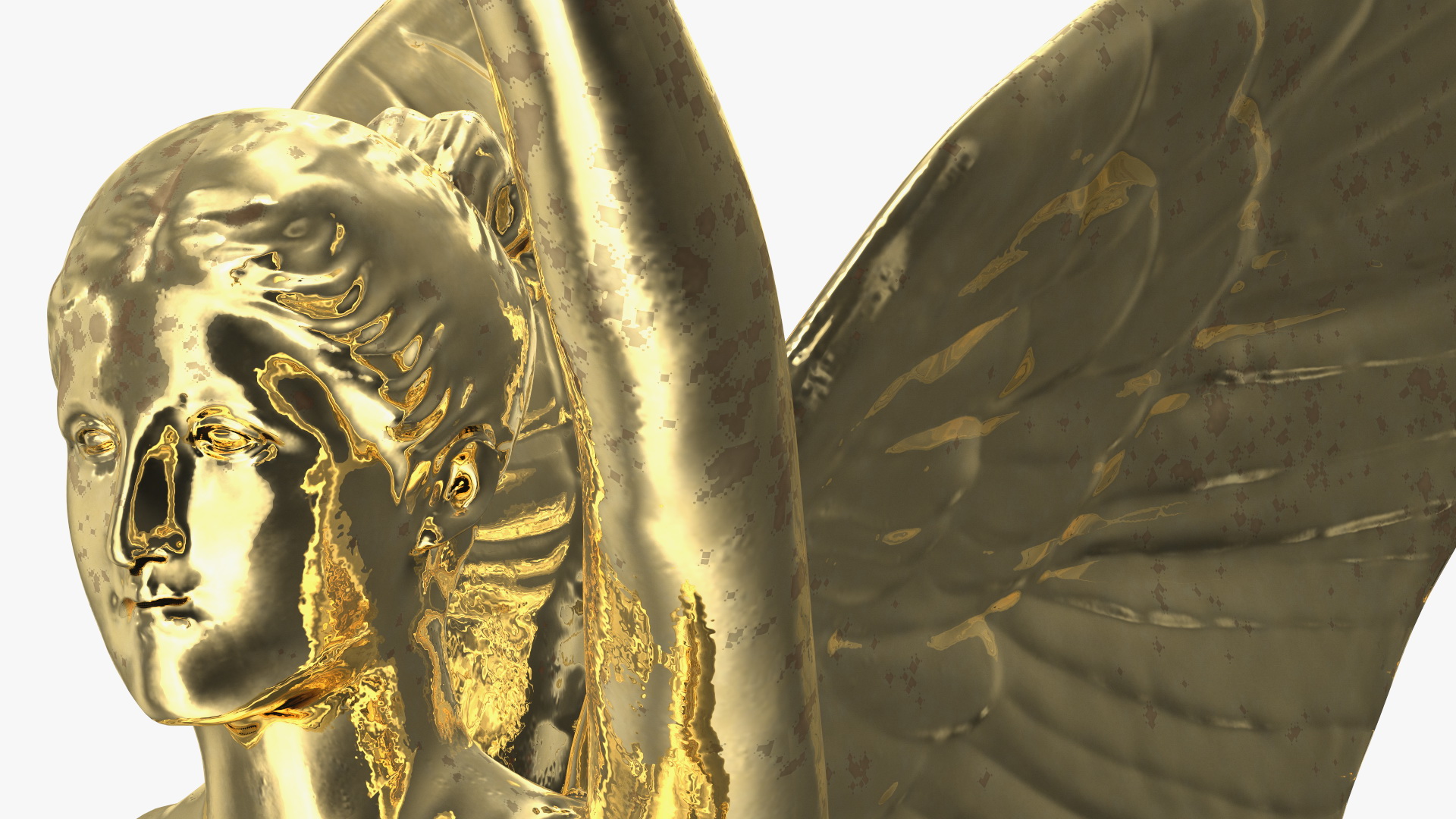 Nike Goddess Statue for 3D Print 3D