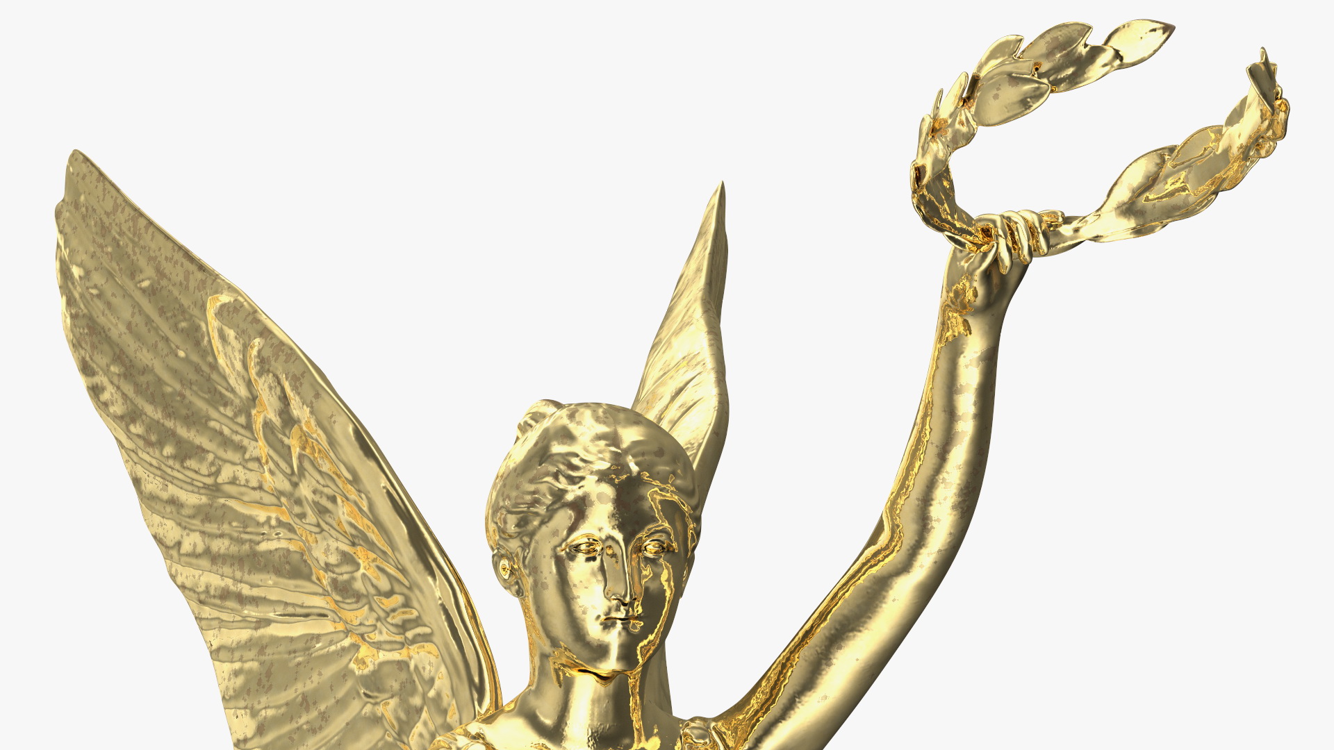 Nike Goddess Statue for 3D Print 3D