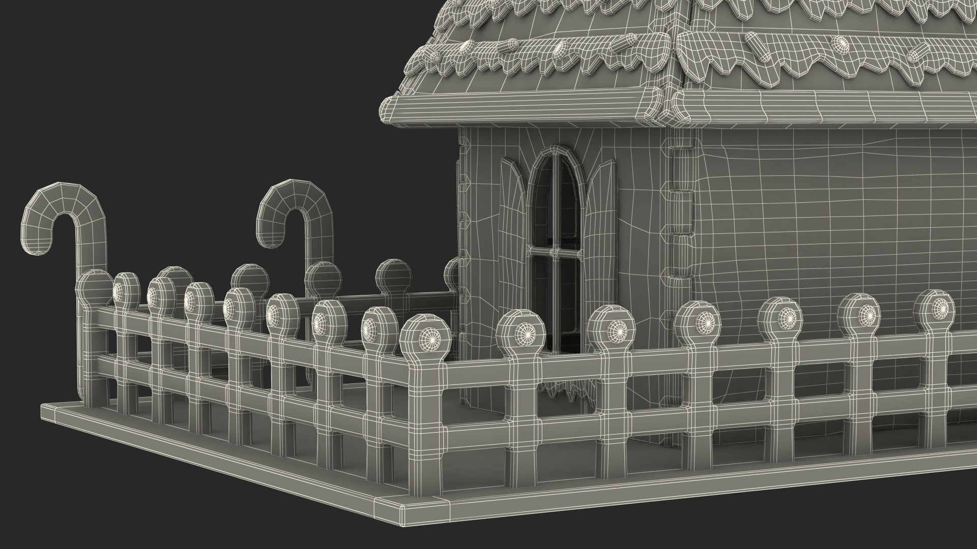 3D Cookie Dough House model