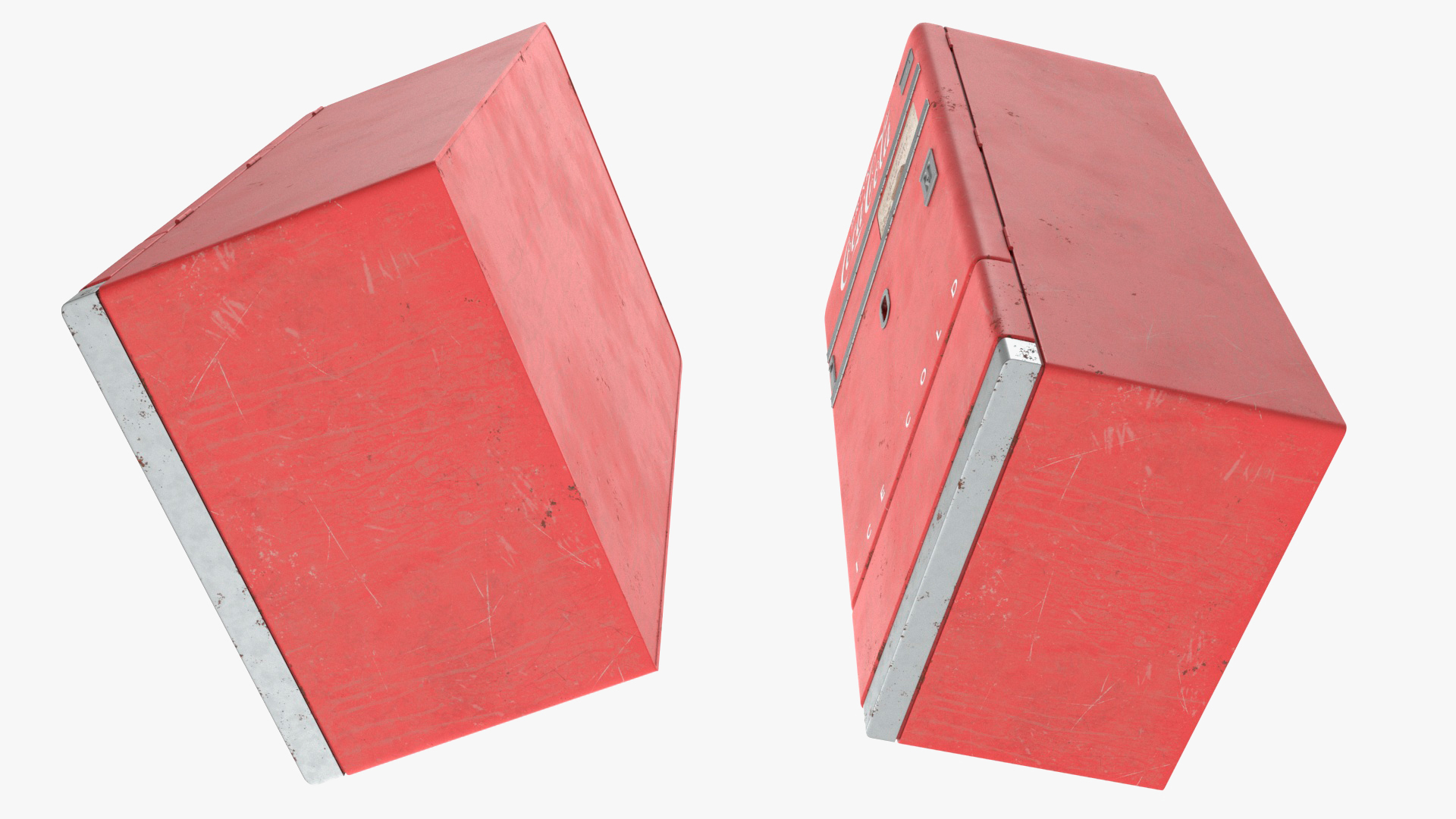 3D model Coca Cola Retro Vending Machine Old