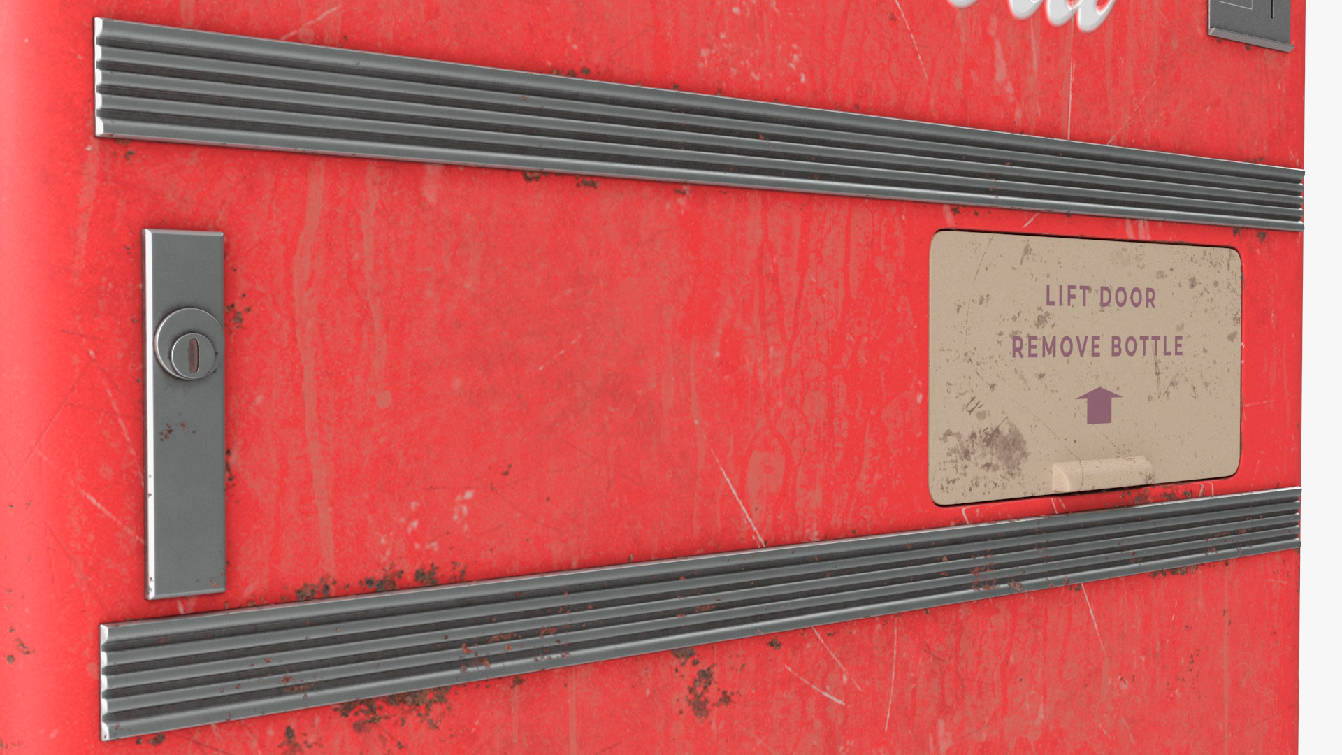 3D model Coca Cola Retro Vending Machine Old